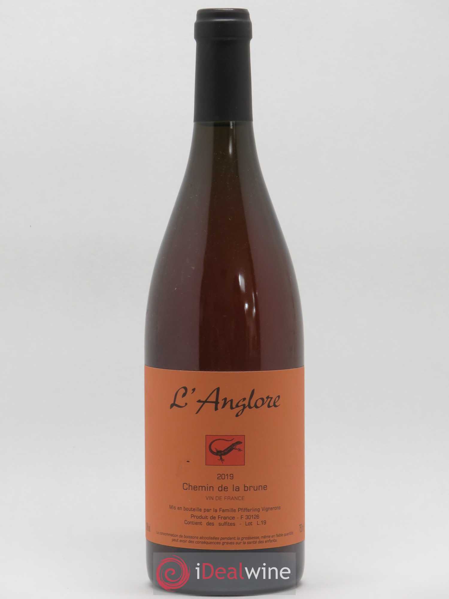 Vin de France Chemin de la brune L'Anglore 2019 - Lot de 1 bouteille - 0