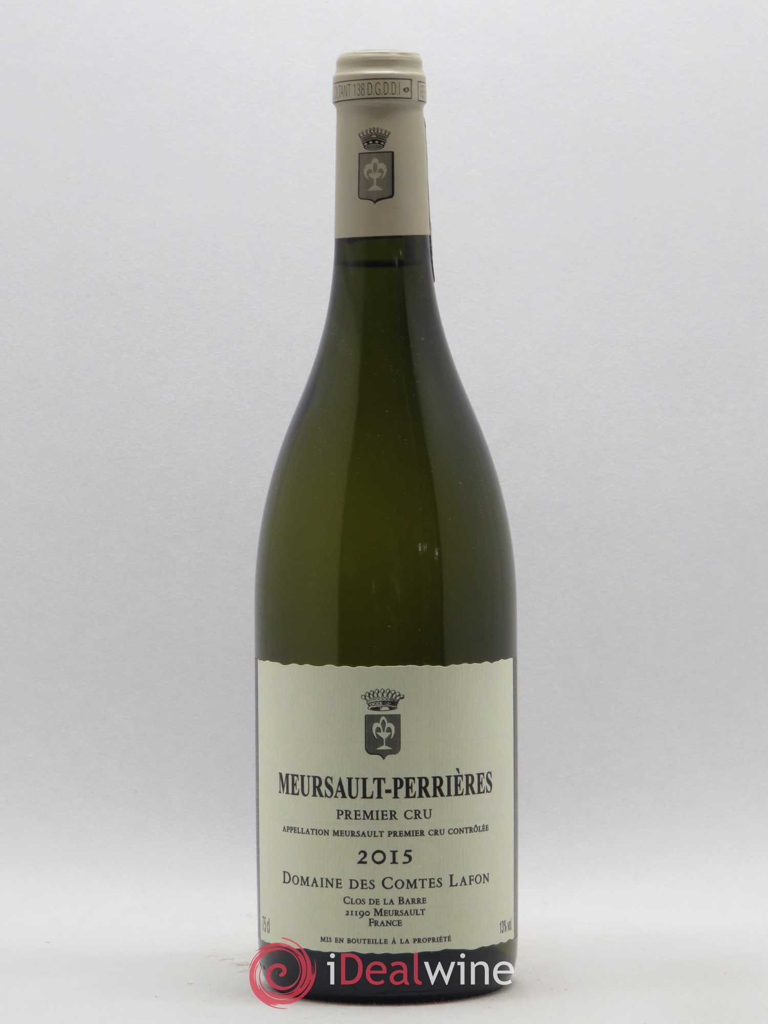Meursault 1er Cru Perrières Comtes Lafon (Domaine des) 2015 - Lot de 1 bouteille - 0
