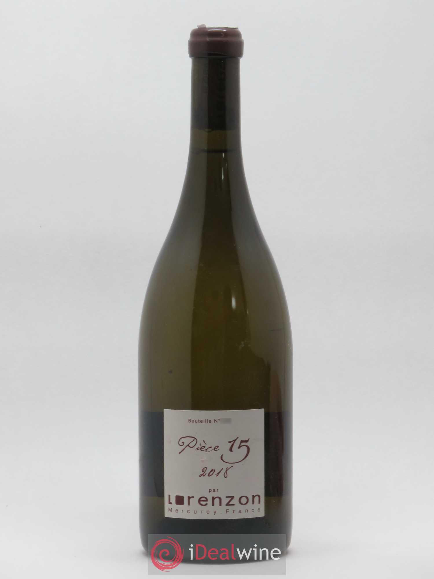 Mercurey 1er Cru Piece 15 Domaine Bruno Lorenzon 2018 - Posten von 1 Flasche - 0