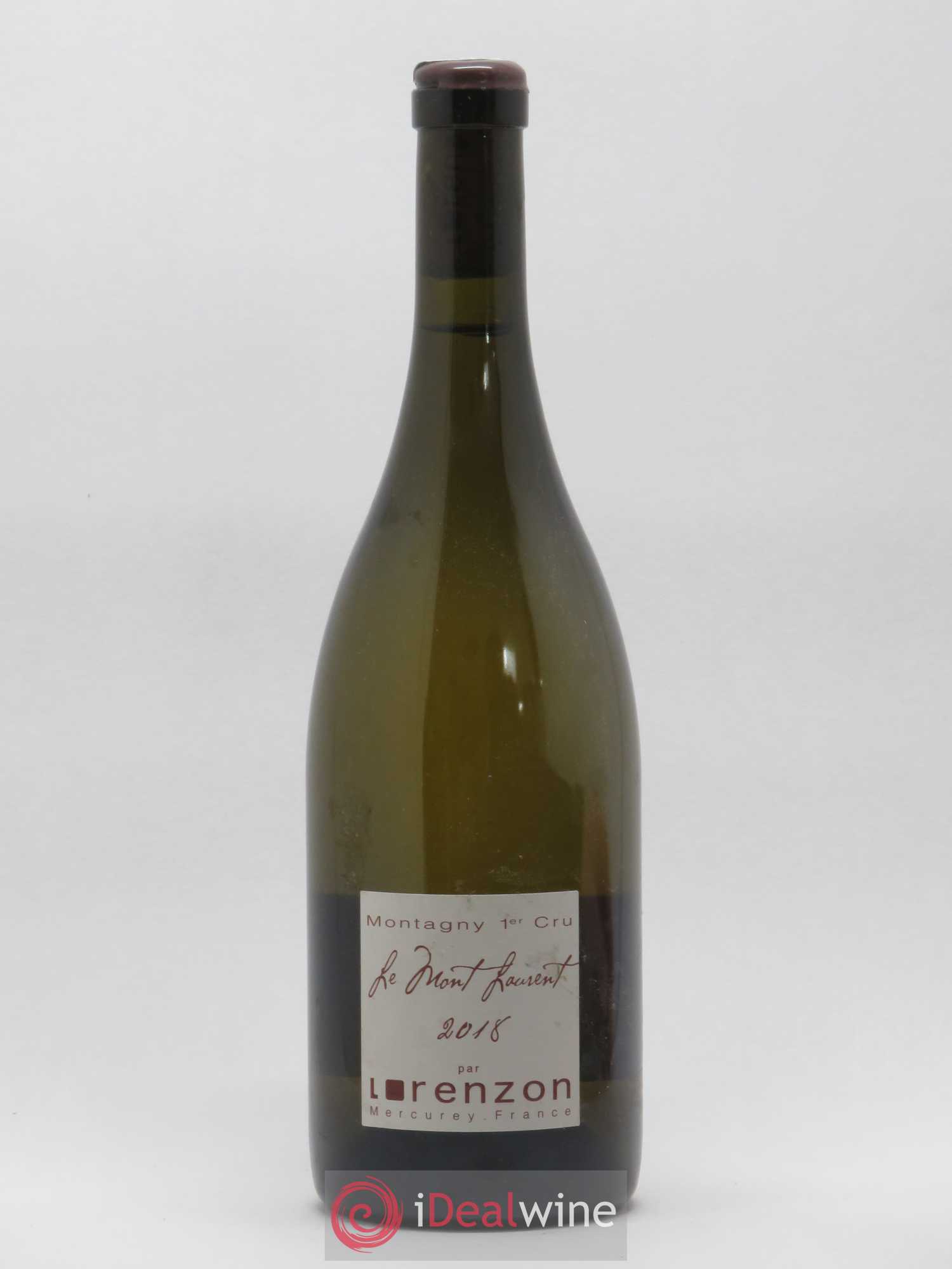 Montagny 1er Cru Le Mont Laurent Domaine Bruno Lorenzon 2018 - Posten von 1 Flasche - 0