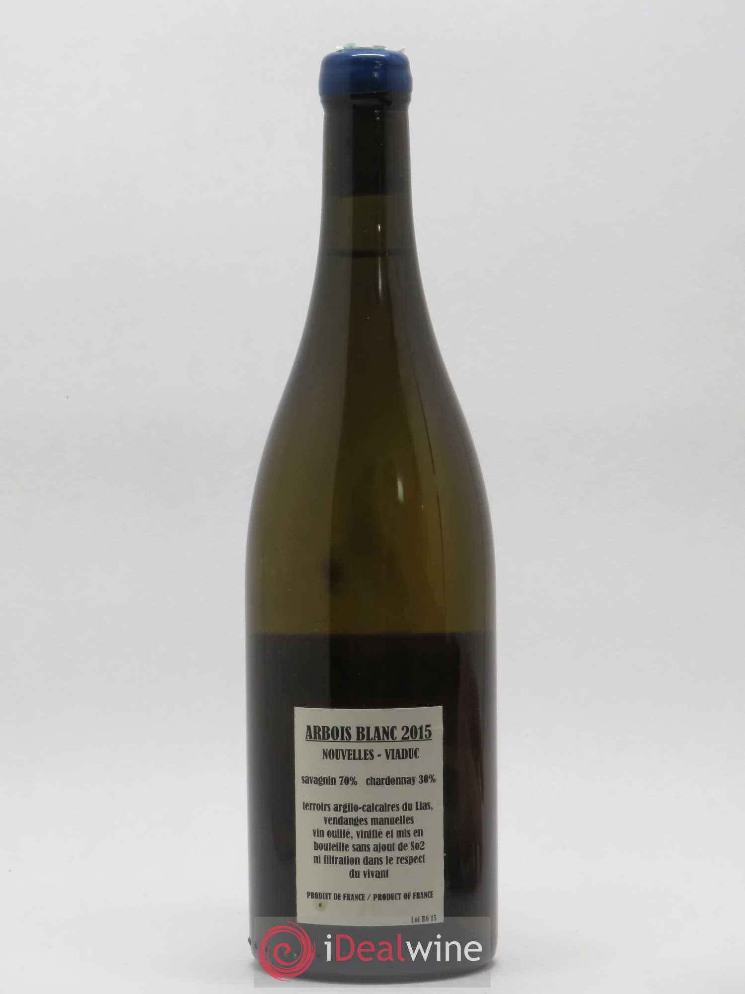 Arbois Savagnin Chardonnay Nouvelles-Viaduc Adeline Houillon & Renaud Bruyère 2015 - Lot de 1 bouteille - 1