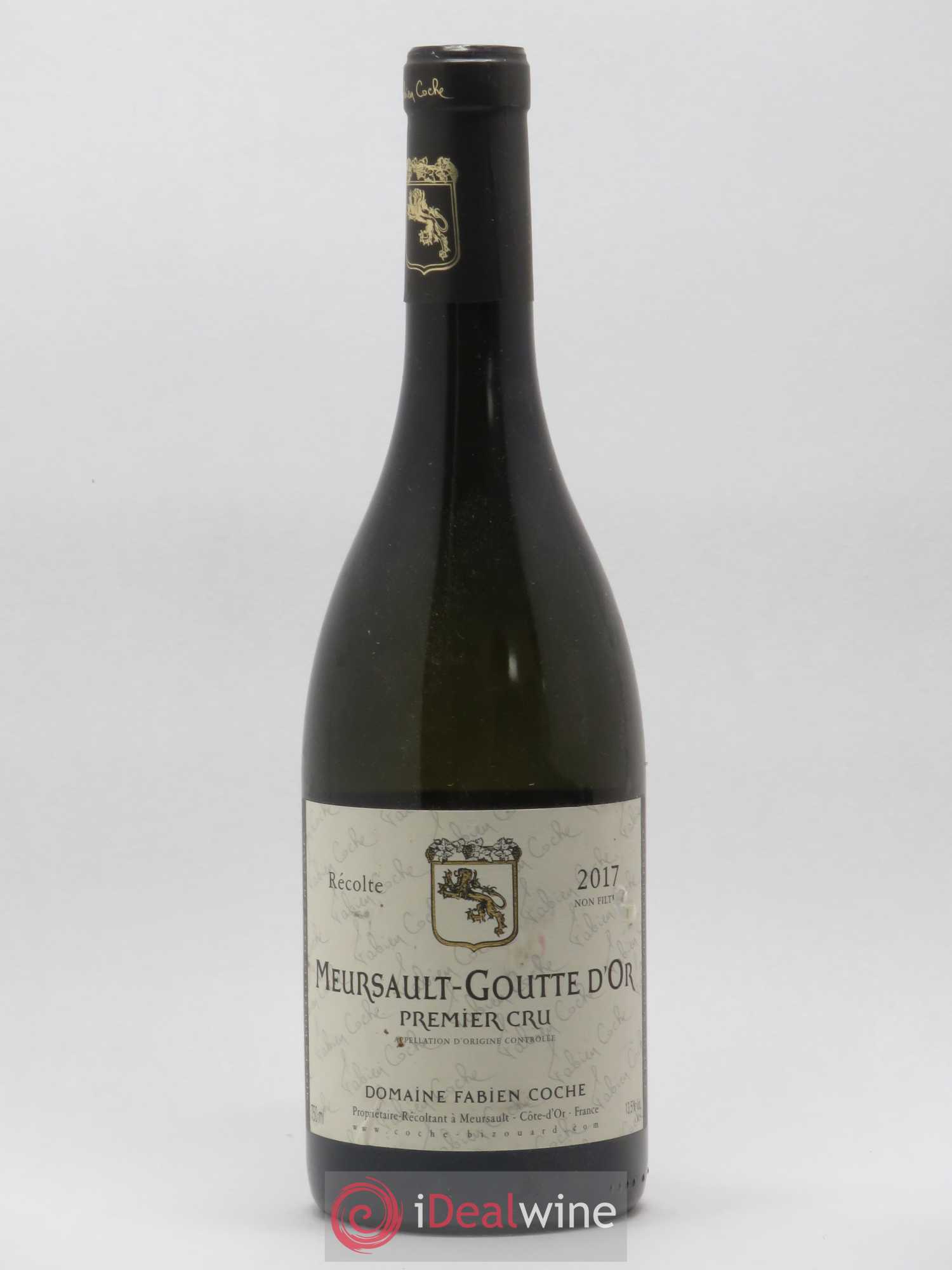Meursault 1er Cru Goutte d'Or Fabien Coche 2017 - Lot de 1 bouteille - 0
