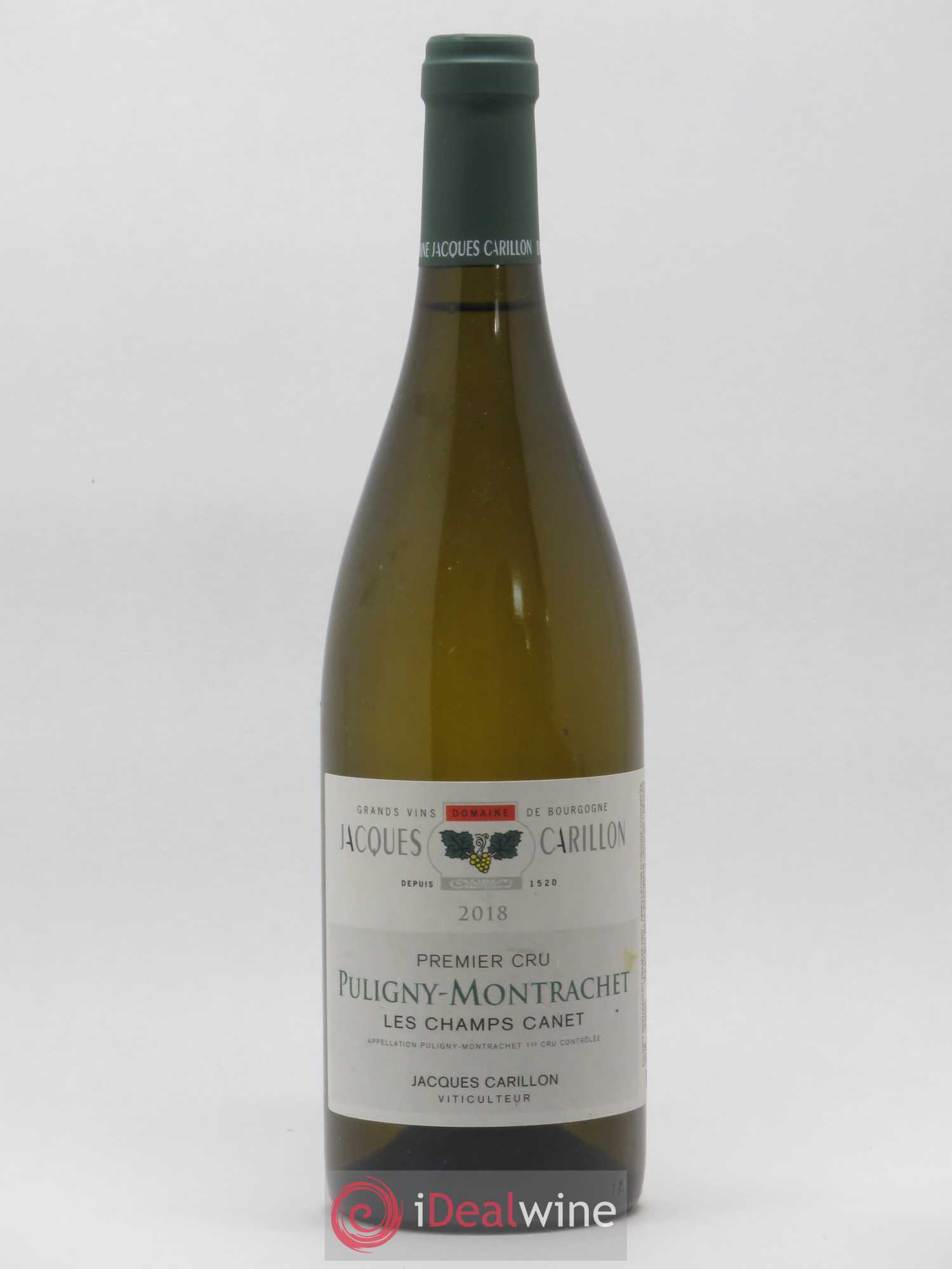 Puligny-Montrachet 1er Cru Les Champs Canet Jacques Carillon (Domaine) 2018 - Lot de 1 bouteille - 0
