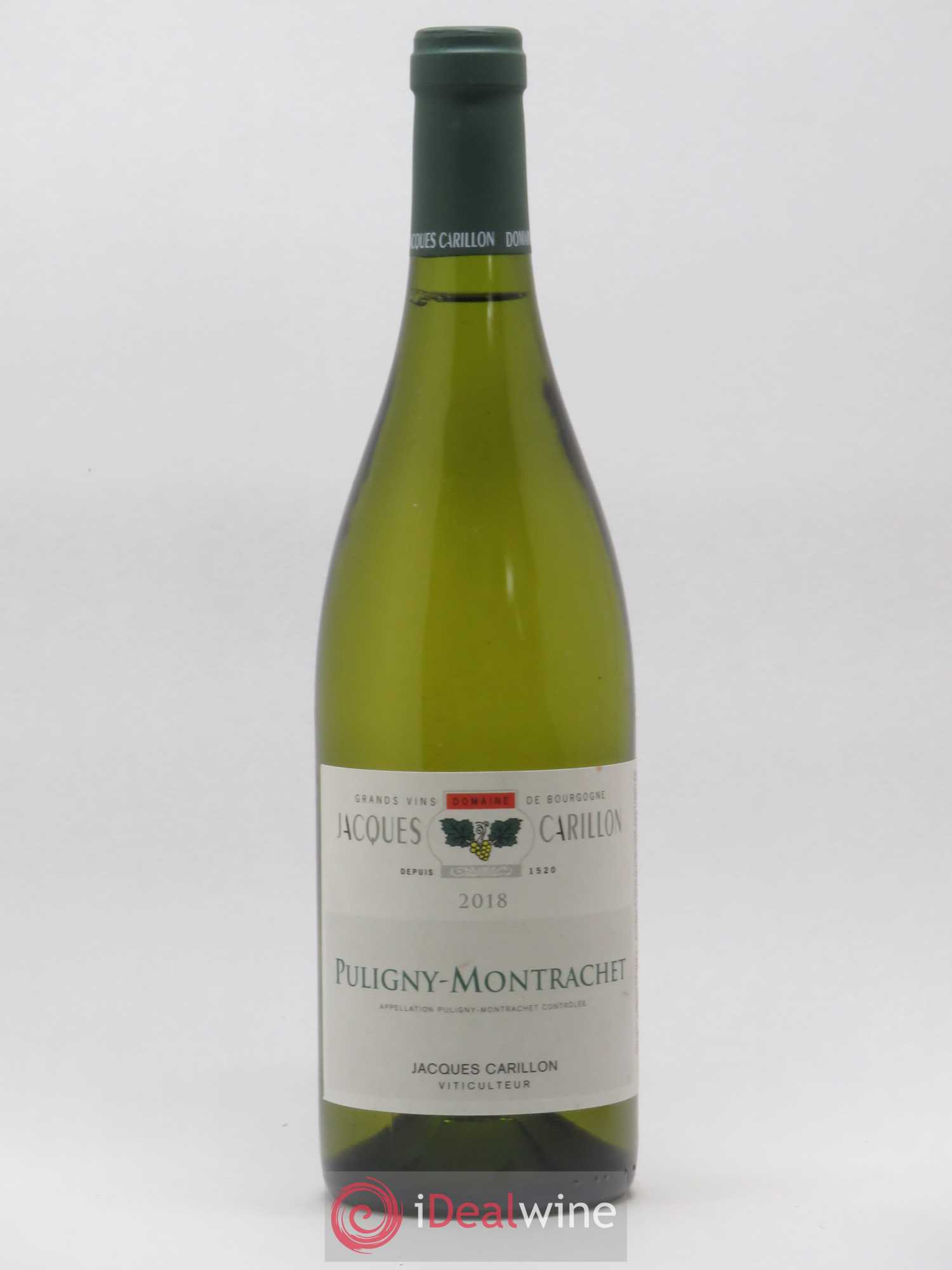 Puligny-Montrachet Jacques Carillon (Domaine) 2018 - Lot de 1 bouteille - 0