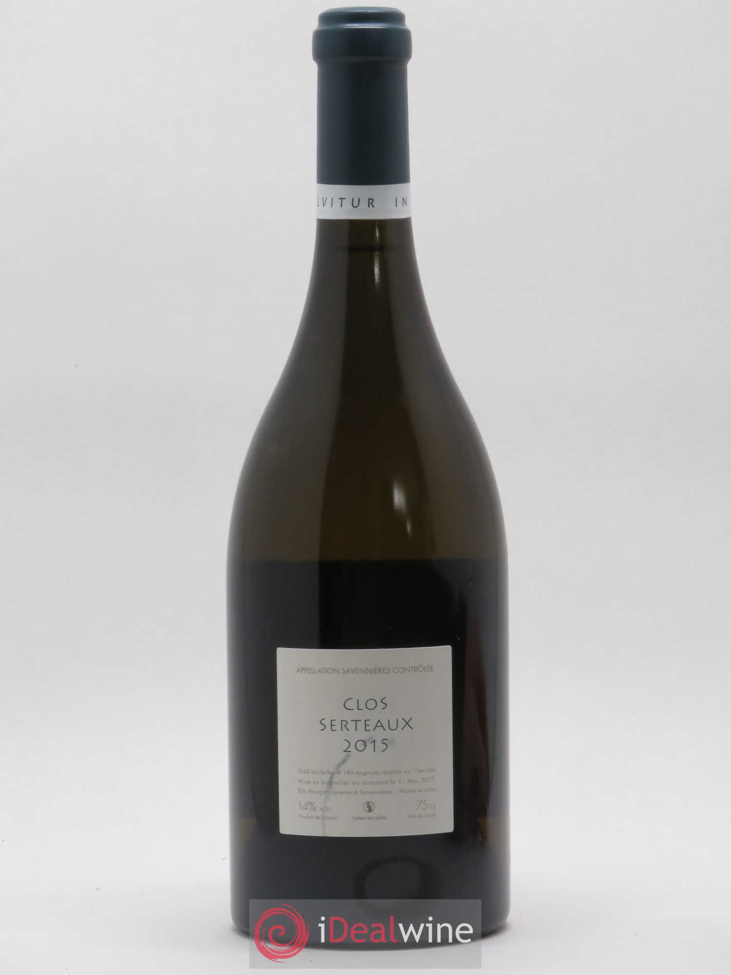 Savennières Clos Serteaux Eric Morgat 2015 - Lot de 1 bouteille - 1