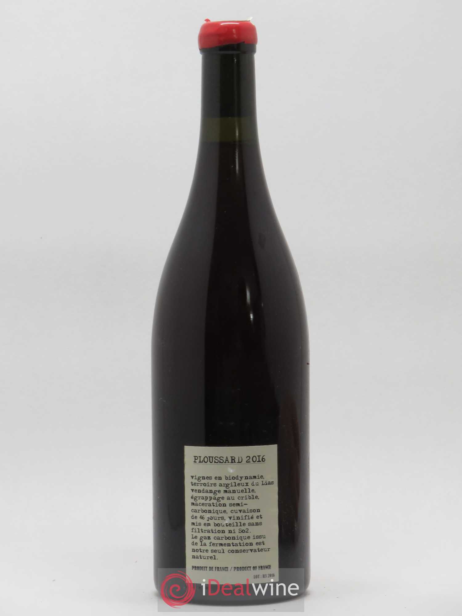 Arbois Ploussard Adeline Houillon & Renaud Bruyère 2016 - Lot de 1 bouteille - 1