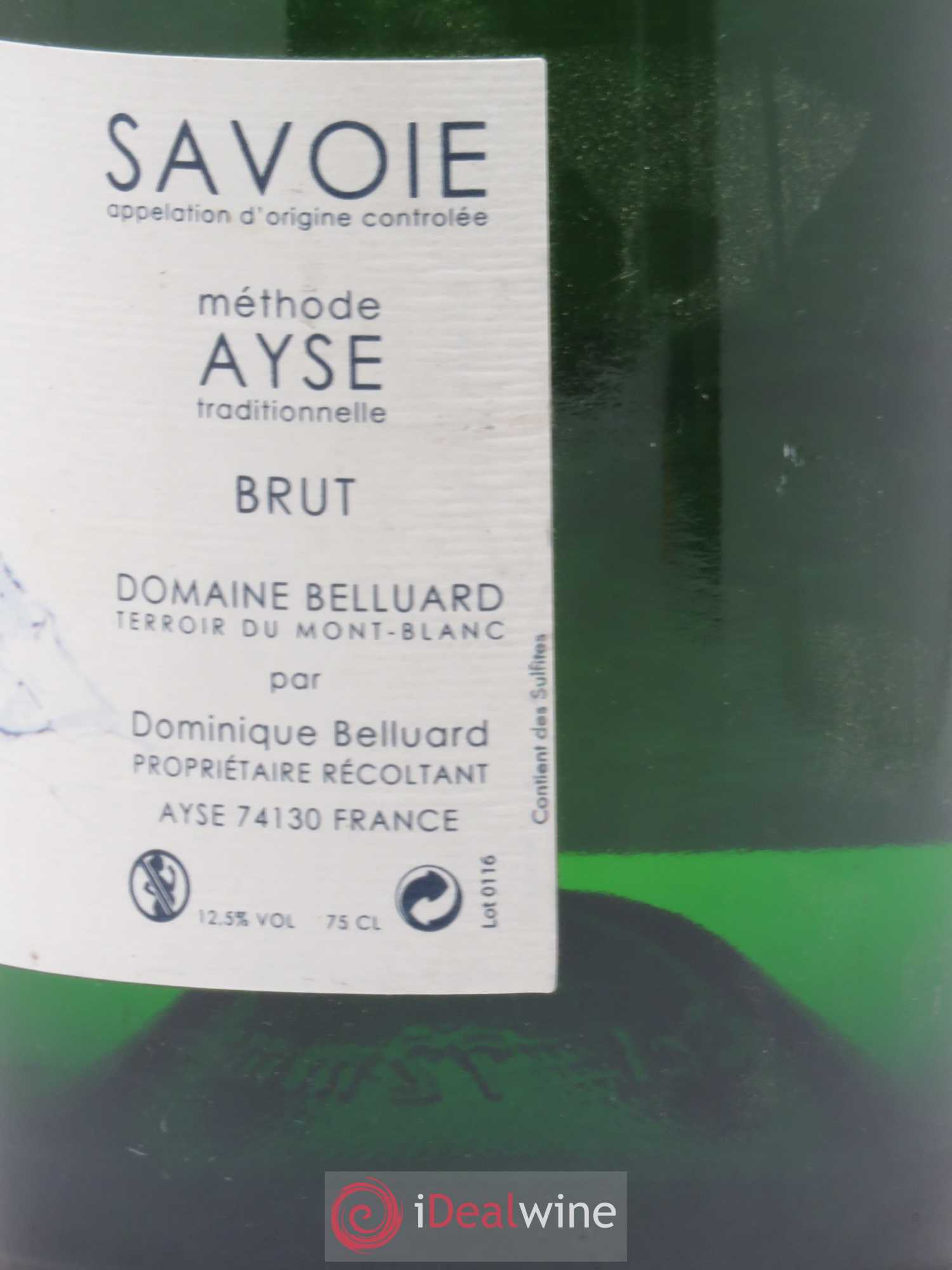 Vin de Savoie Ayse Les Perles du Mont Blanc Domaine Belluard 2016 - Lot de 1 bouteille - 3