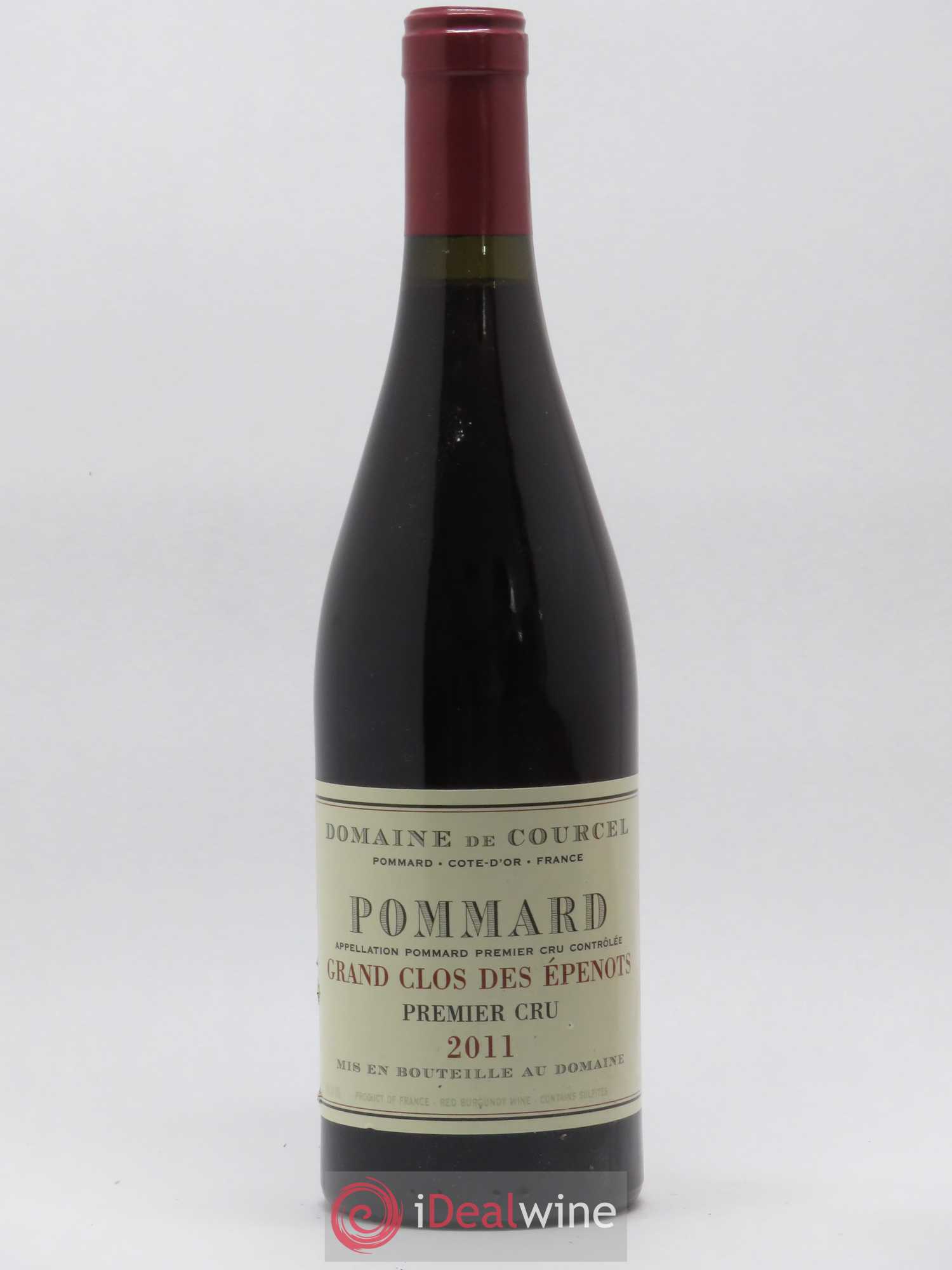 Pommard 1er Cru Grand Clos des Epenots de Courcel (Domaine) 2011 - Lot de 1 bouteille - 0