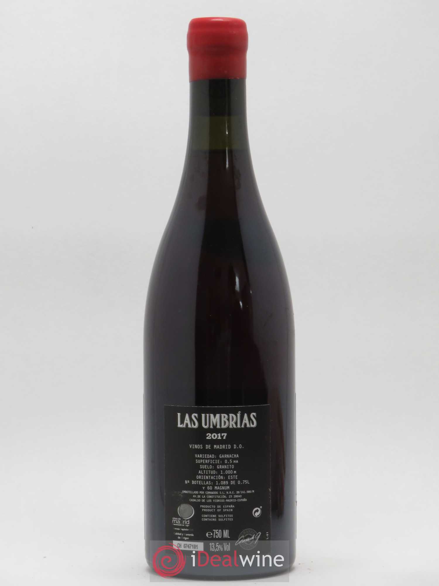 Vinos de Madrid DO Comando G Las Umbrias 2017 - Lot de 1 bouteille - 1
