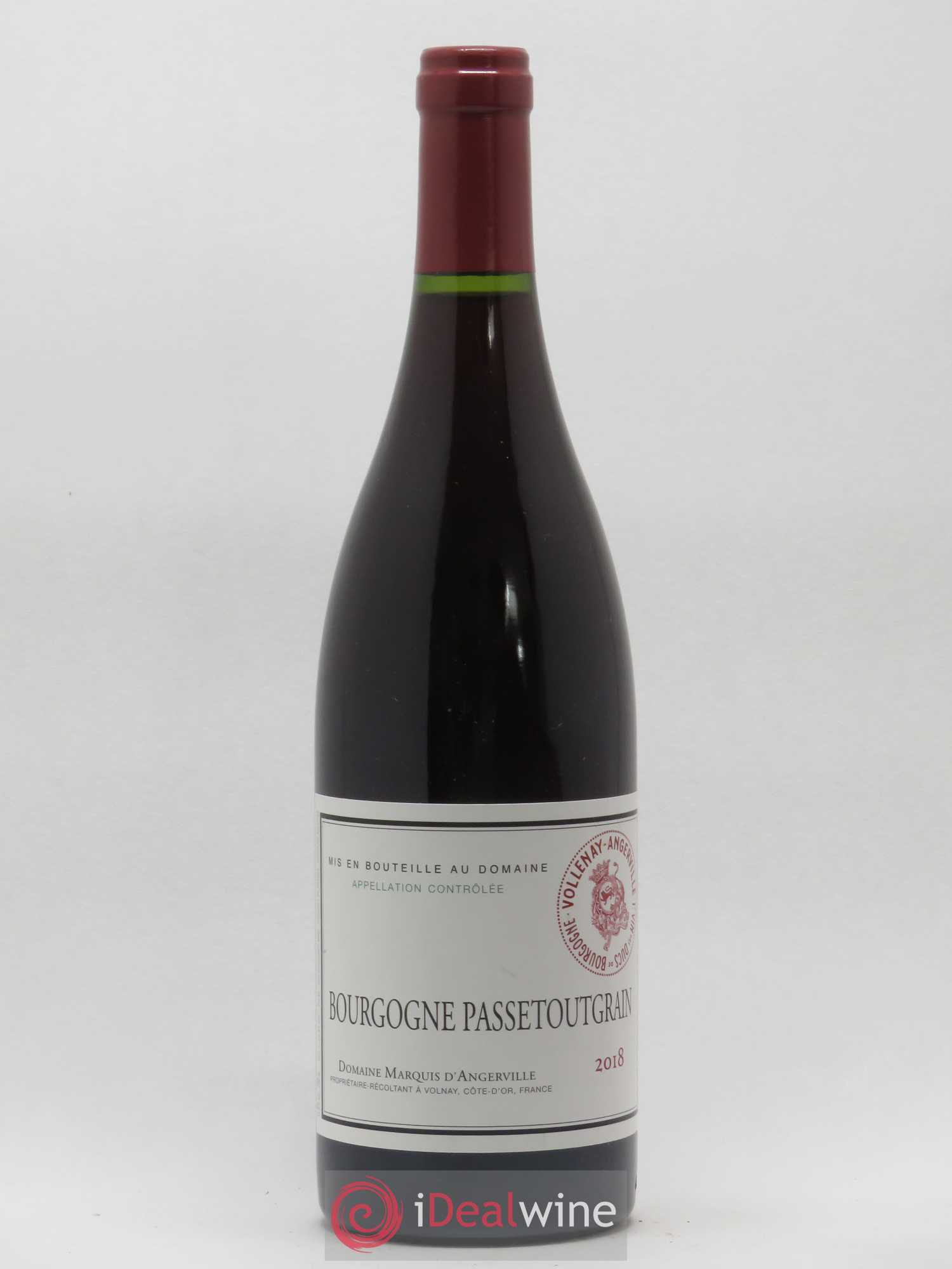 Bourgogne Passetoutgrain Marquis d'Angerville (Domaine) 2018 - Lot de 1 bouteille - 0