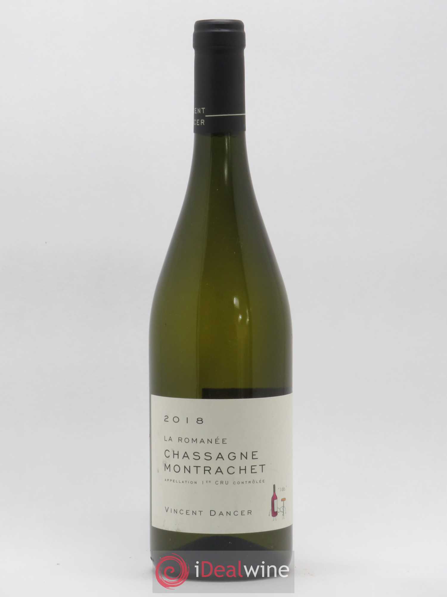 Chassagne-Montrachet 1er Cru La Romanée Vincent Dancer 2018 - Lot de 1 bouteille - 0