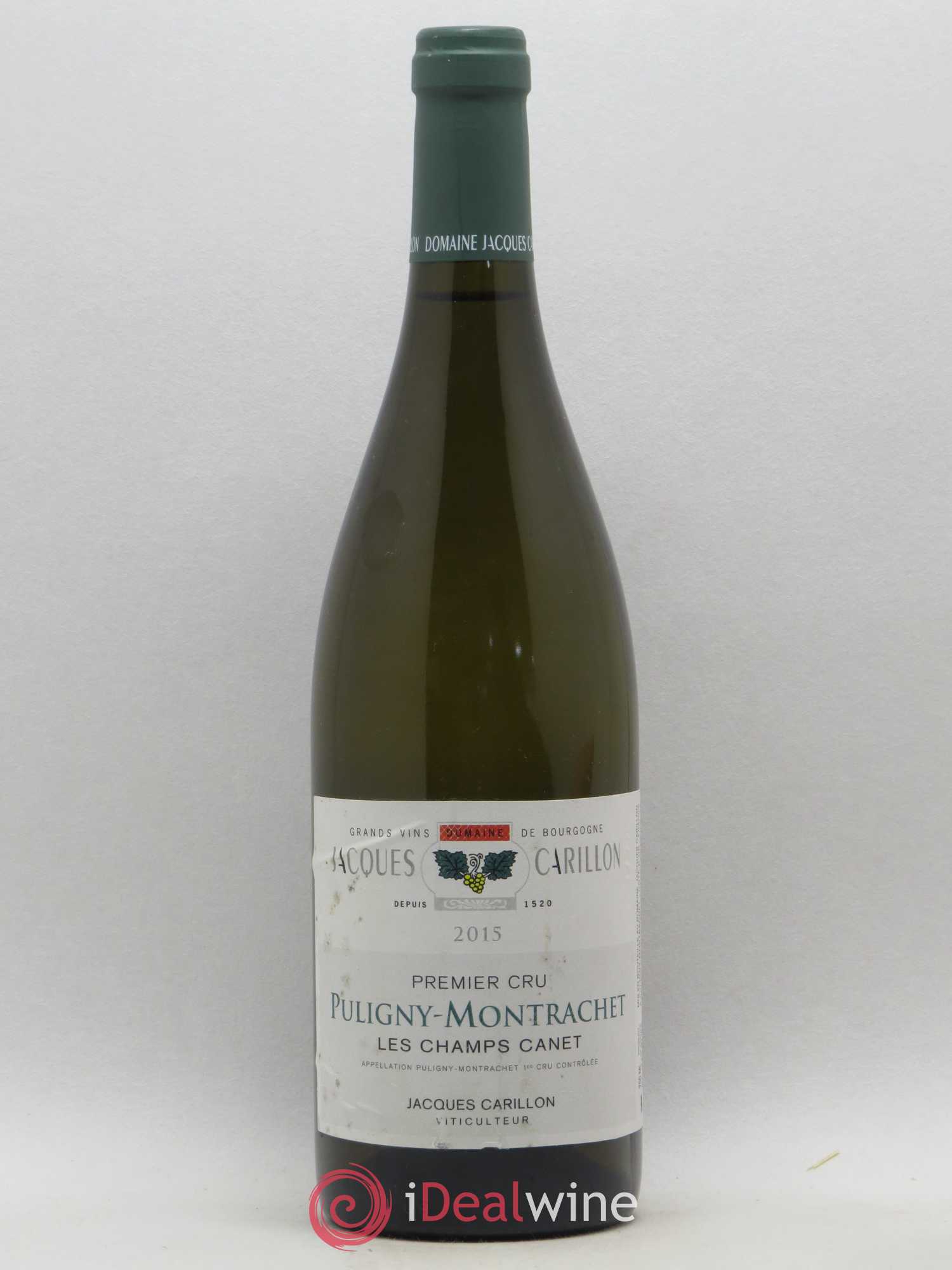 Puligny-Montrachet 1er Cru Les Champs Canet Jacques Carillon (sans prix de réserve) 2015 - Posten von 1 Flasche - 0