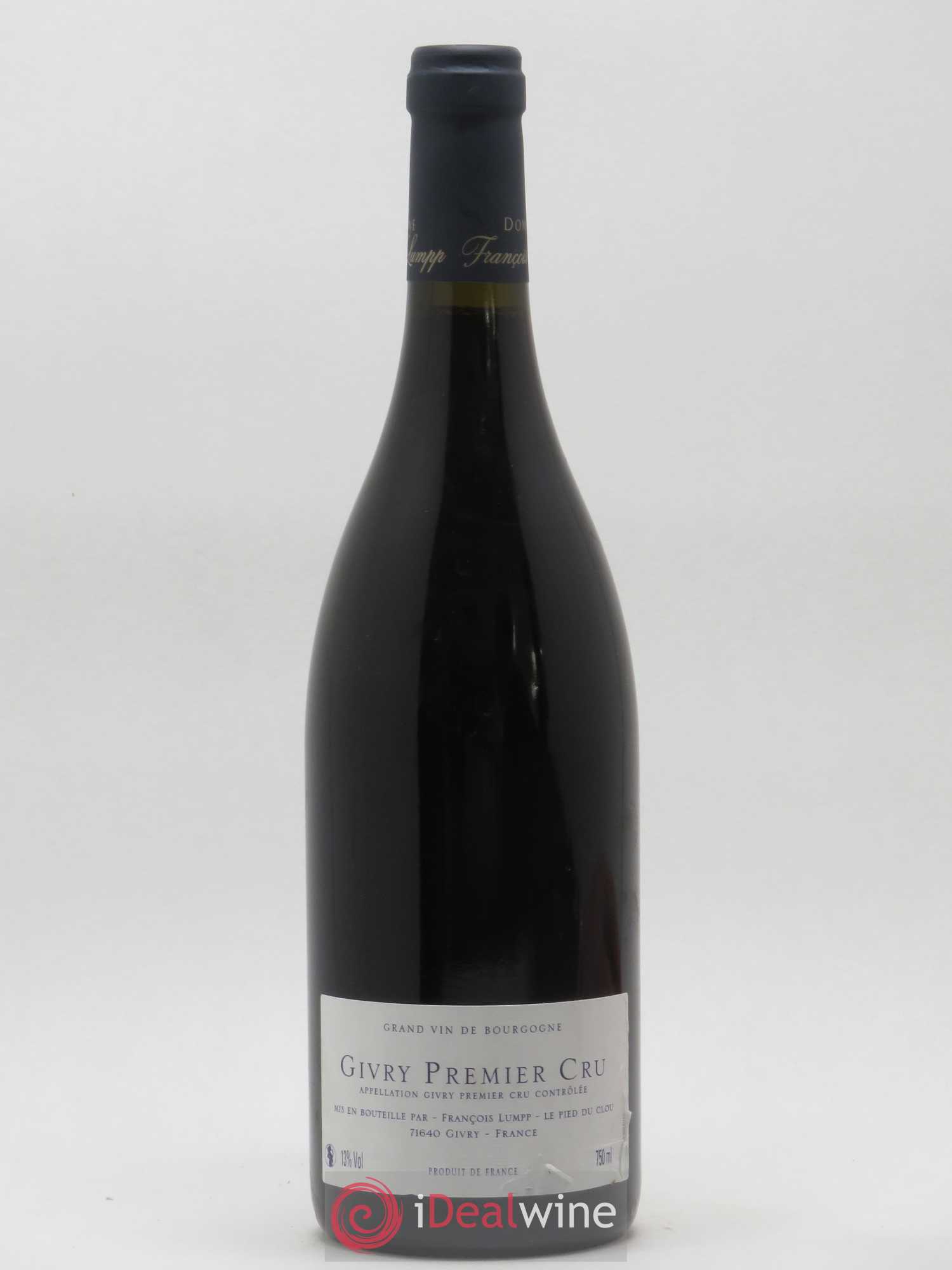 Givry 1er Cru A Vigne Rouge François Lumpp (Domaine) 2018 - Lot de 1 bouteille - 1