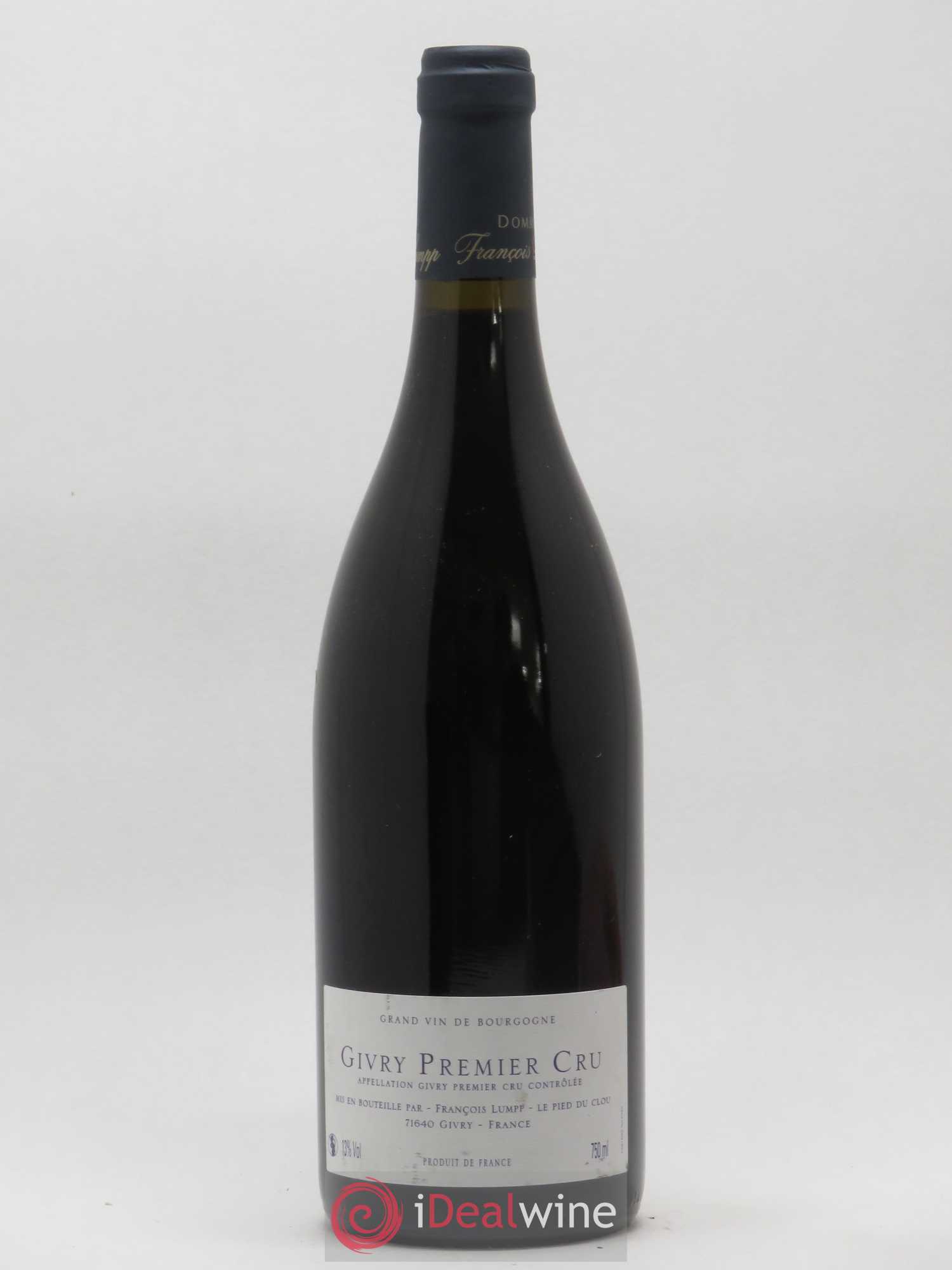 Givry 1er Cru Clos Jus François Lumpp (Domaine) 2018 - Lot de 1 bouteille - 1