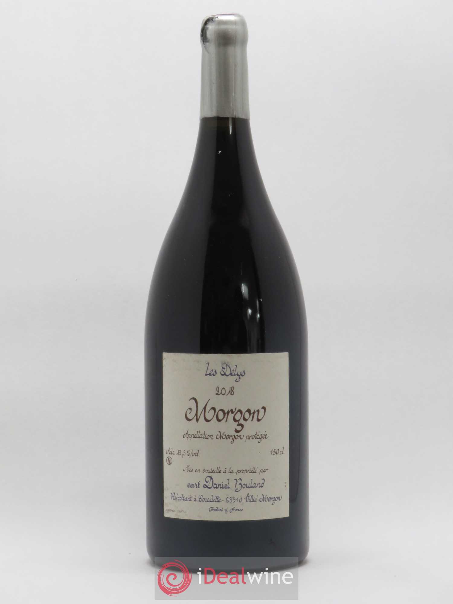 Morgon Les Delys Vielles Vignes de 1926 Daniel Bouland (Domaine) 2018 - Lot de 1 magnum - 0
