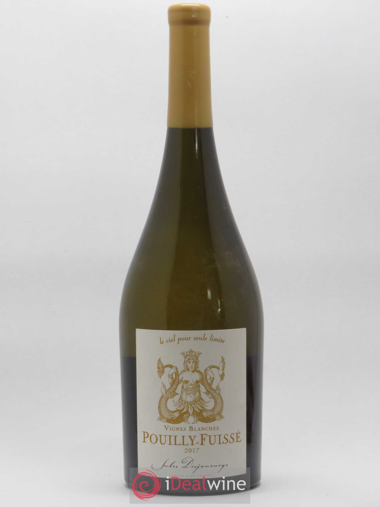 Pouilly-Fuissé Vignes Blanches Jules Desjourneys 2017 - Lot de 1 magnum - 0