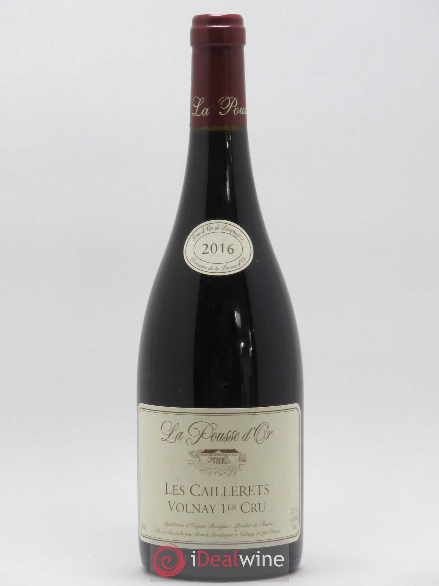Volnay 1er Cru En Caillerets Cuvée Amphore La Pousse d'Or (Domaine de) 2016 - Lot de 1 bouteille - 0