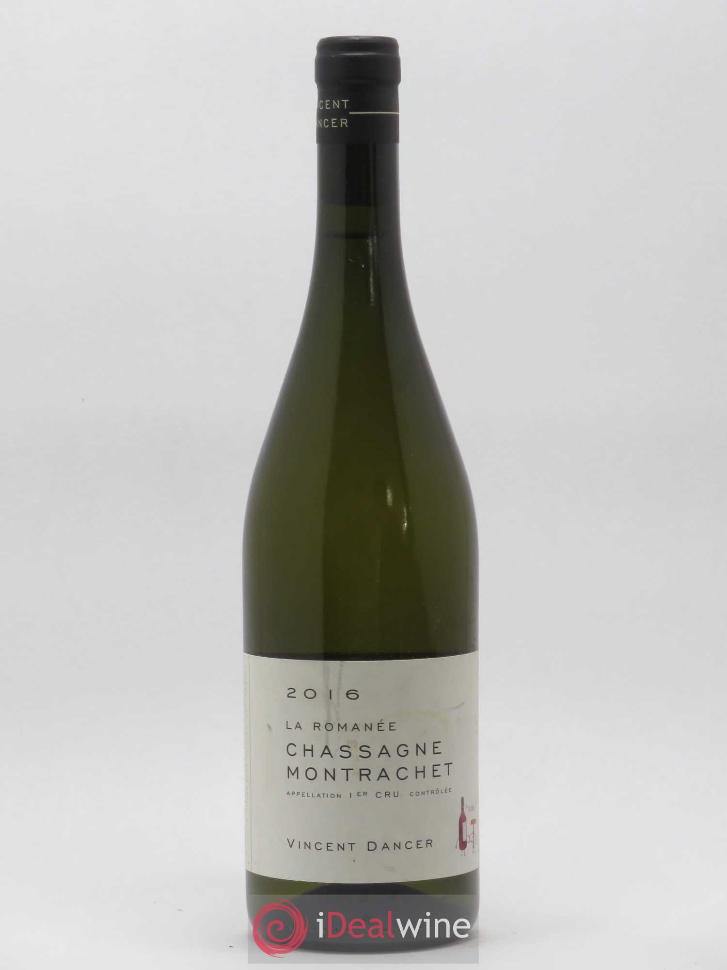 Chassagne-Montrachet 1er Cru La Romanée Vincent Dancer 2016 - Lot de 1 bouteille - 0