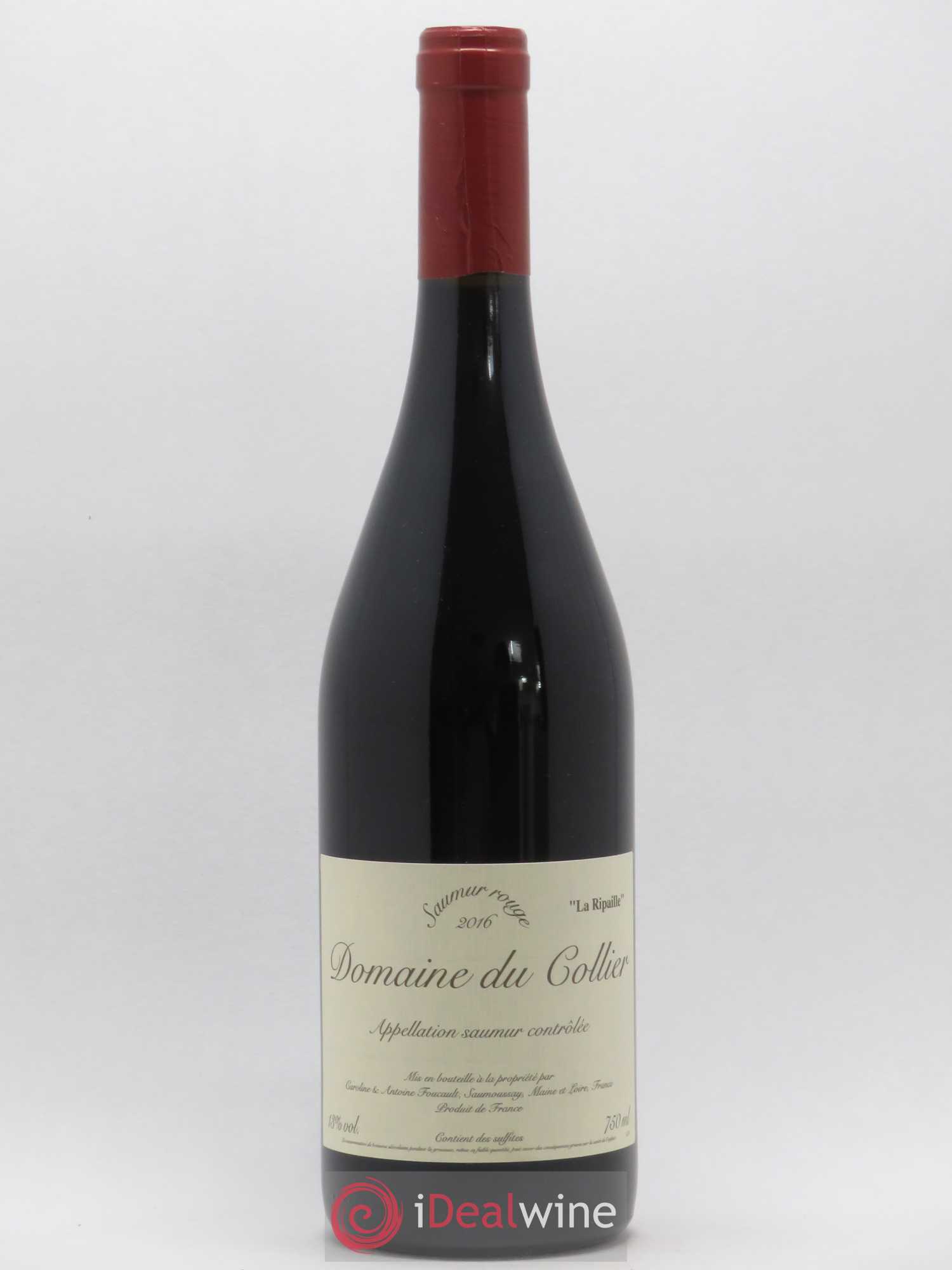 Saumur La Ripaille Domaine du Collier 2016 - Lot de 1 bouteille - 0