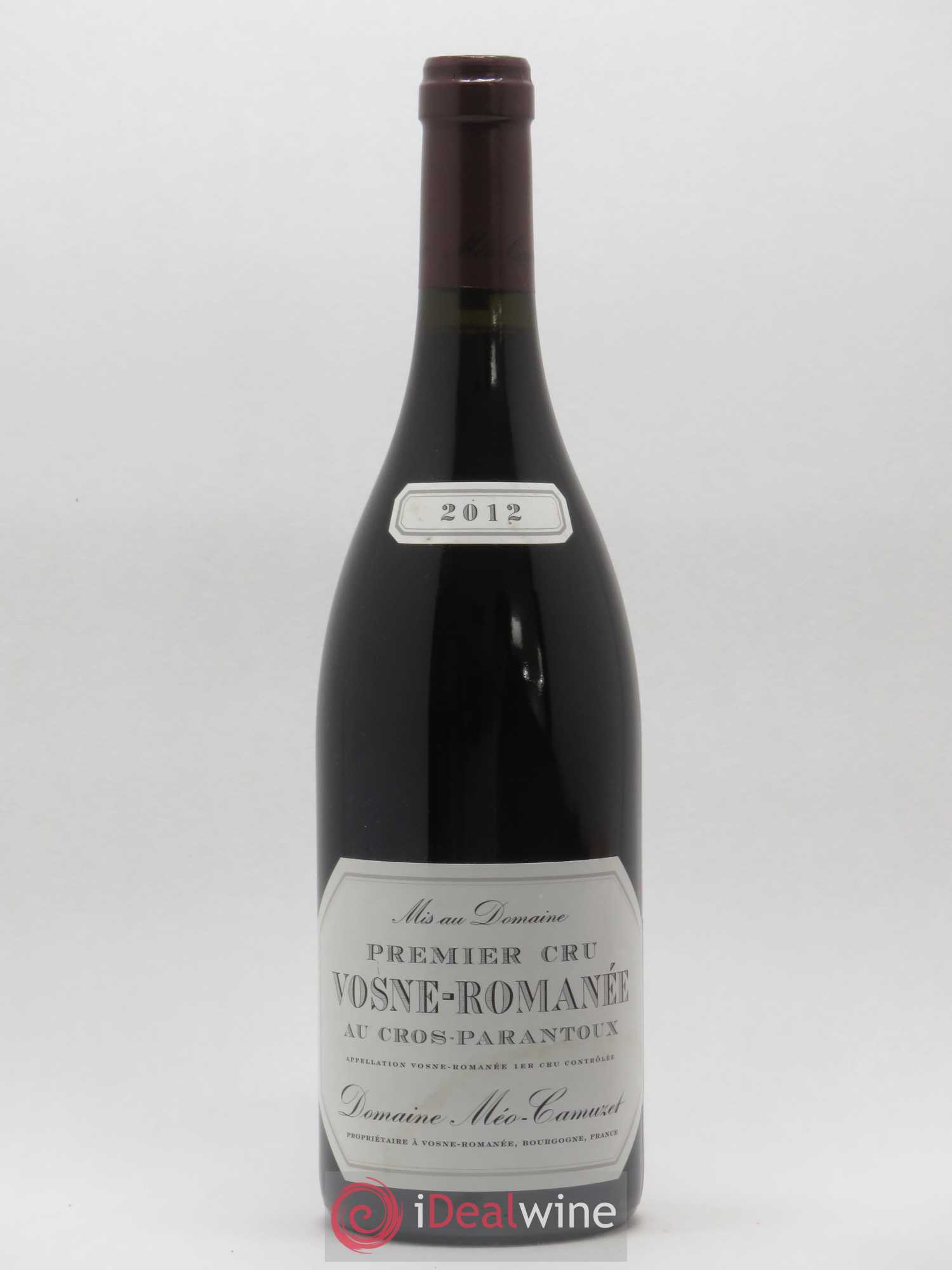 Vosne-Romanée 1er Cru Au Cros Parantoux Méo-Camuzet (Domaine) 2012 - Posten von 1 Flasche - 0