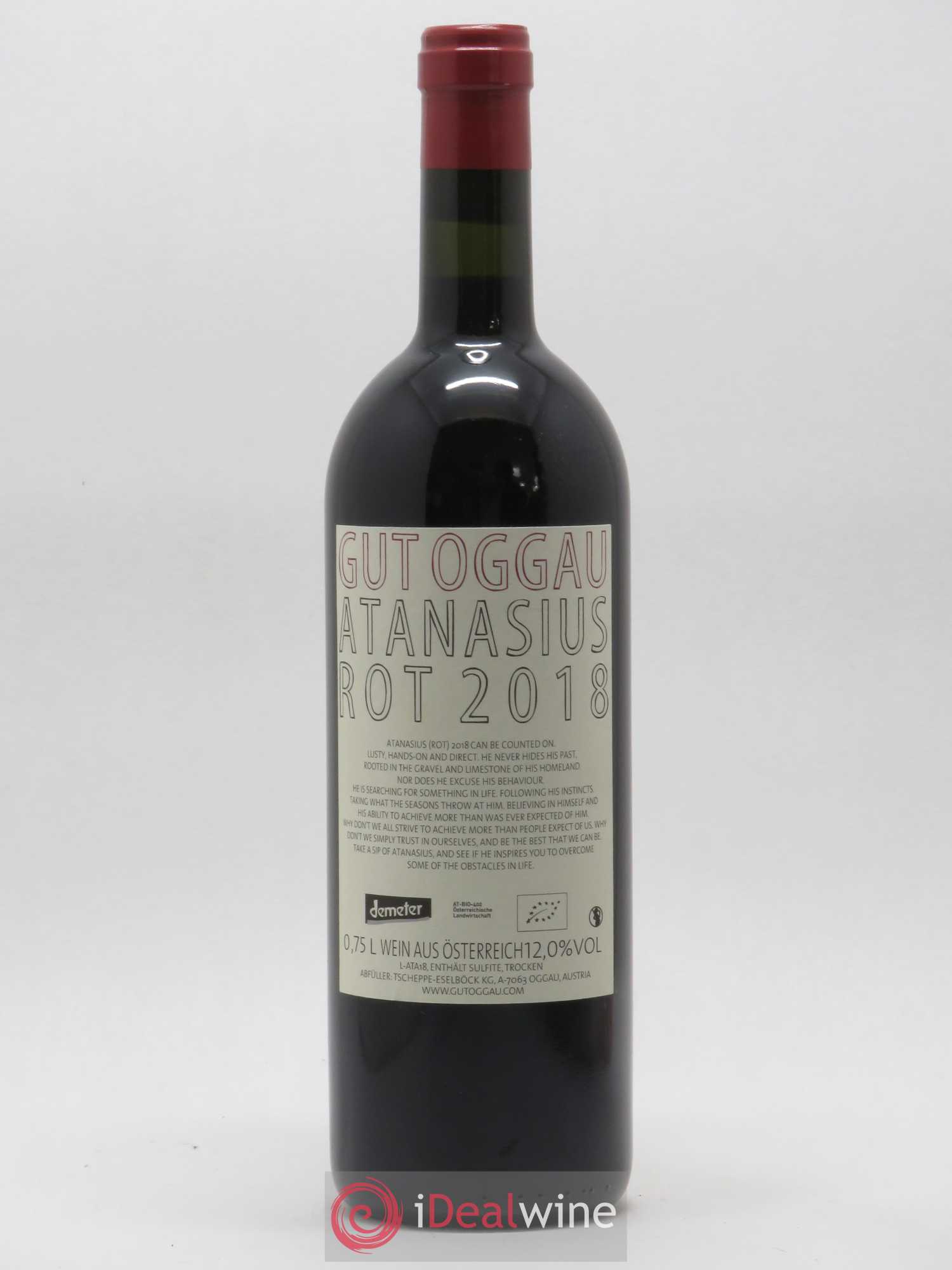 Autriche Gut Oggau Burgenland Atanasius 2018 - Posten von 1 Flasche - 1