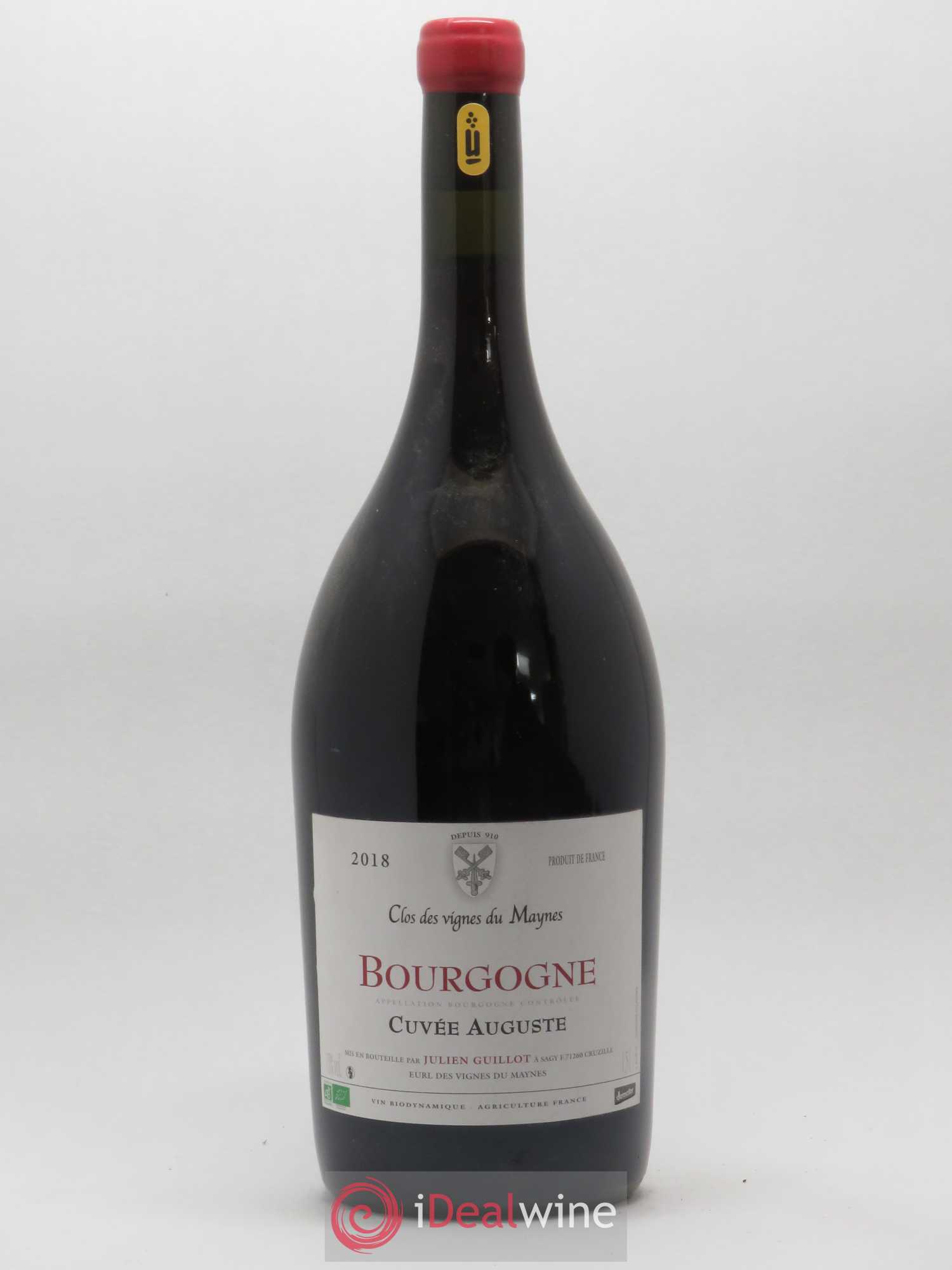 Bourgogne Cuvée Auguste Les Vignes du Maynes 2018 - Lot de 1 magnum - 0