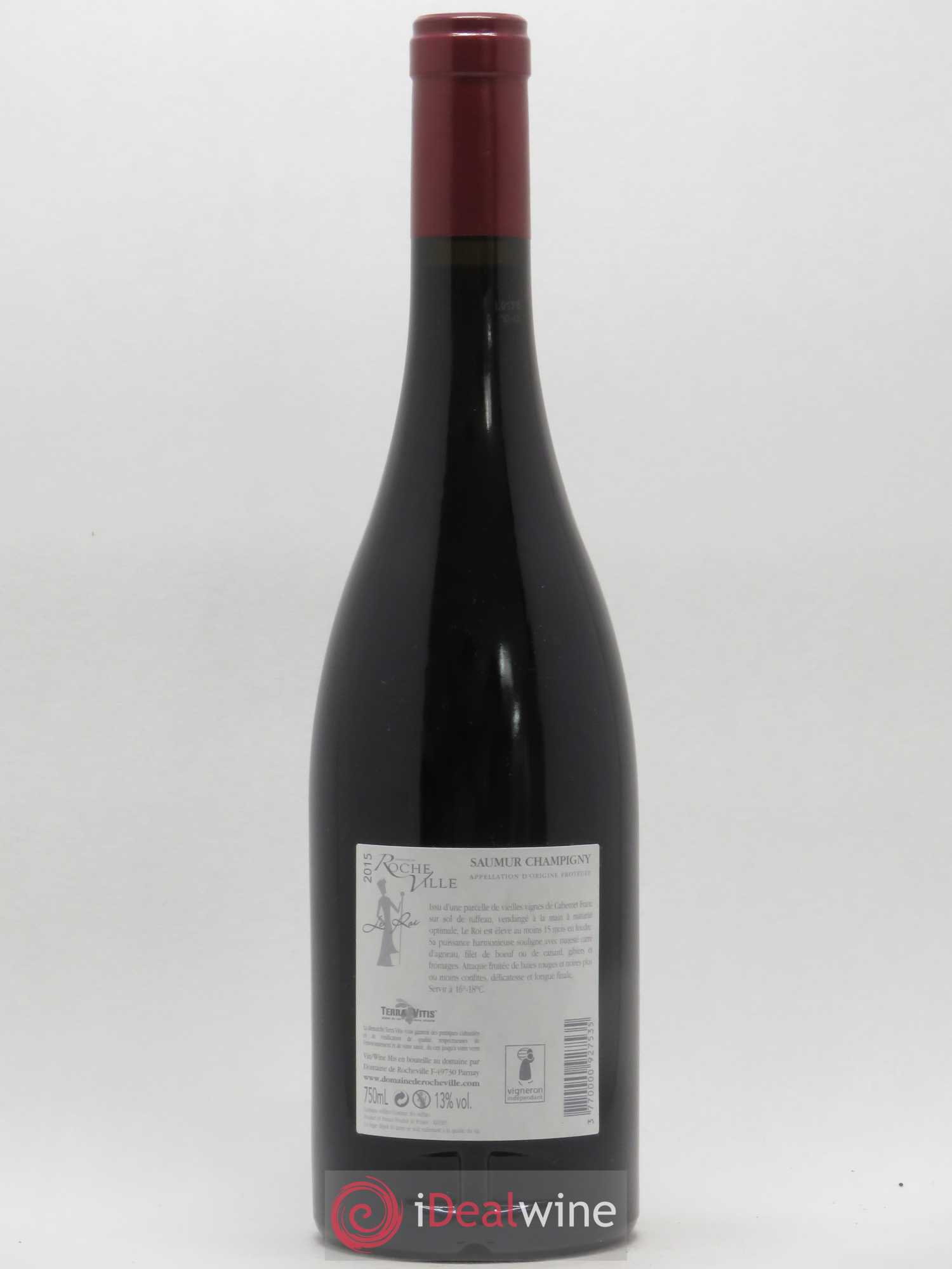 Saumur-Champigny Le Roi Roche Ville (sans prix de réserve) 2015 - Posten von 1 Flasche - 1