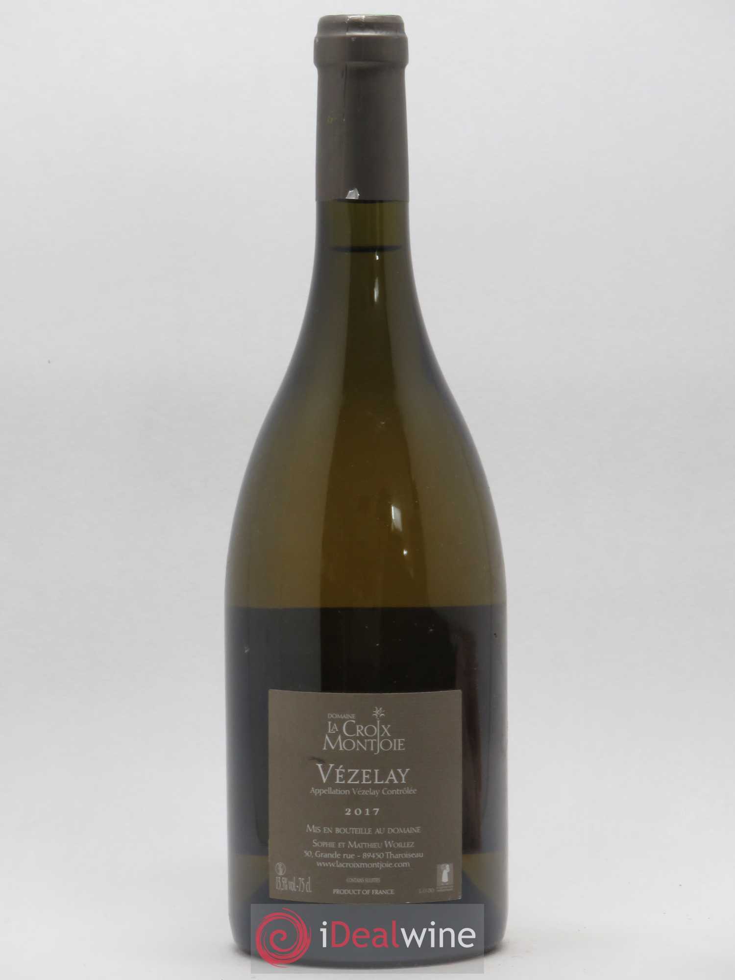 Bourgogne Vezelay La voluptueuse La Croix Montjoie (sans prix de réserve) 2017 - Lot de 1 bouteille - 1