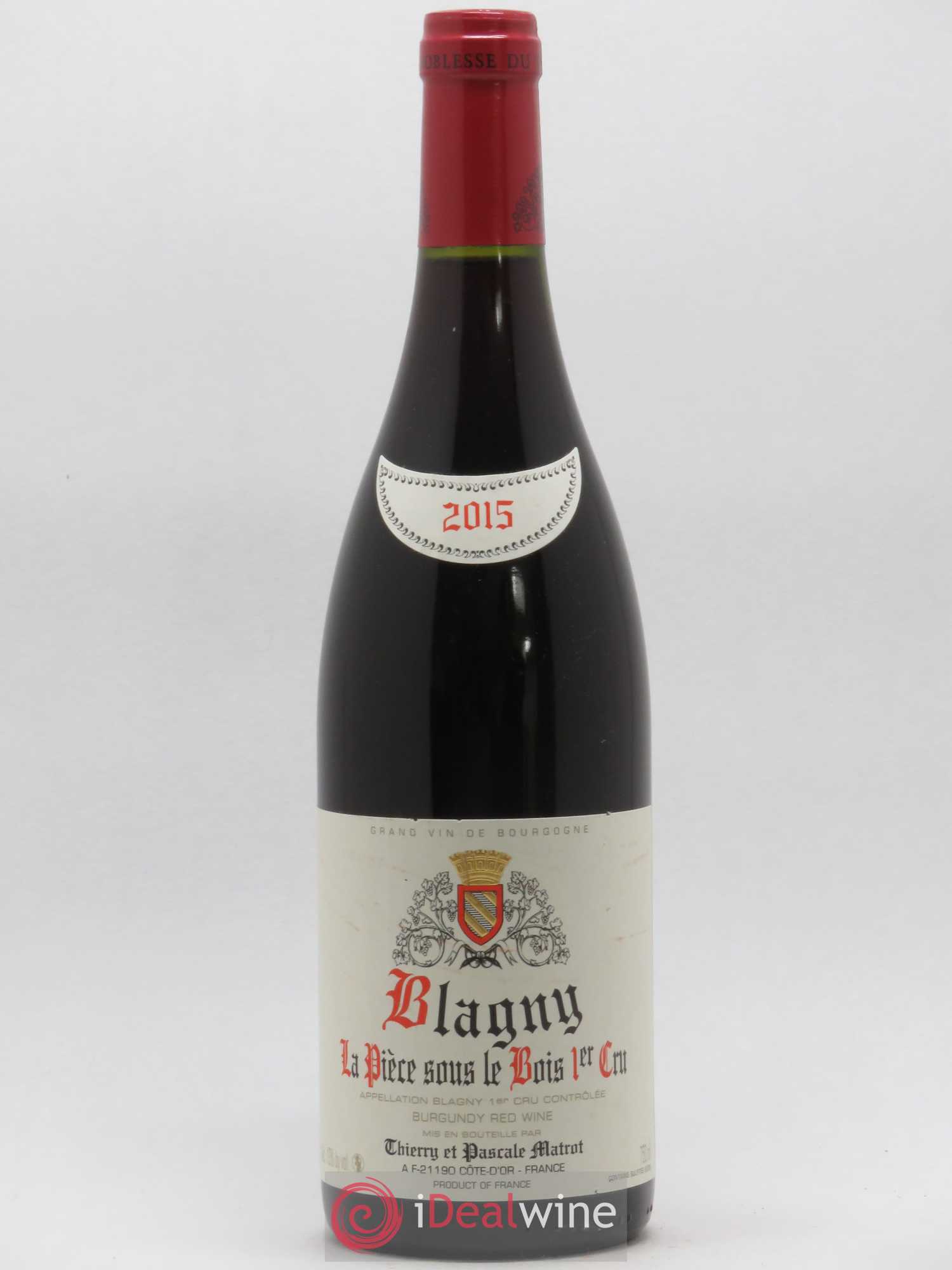 Blagny 1er Cru La Piece sous le Bois Domaine Matrot 2015 - Posten von 1 Flasche - 0