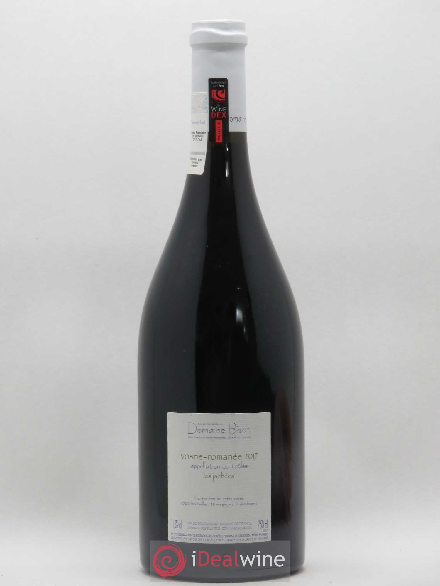 Vosne-Romanée Les Jachées Bizot (Domaine) 2017 - Lot de 1 bouteille - 1