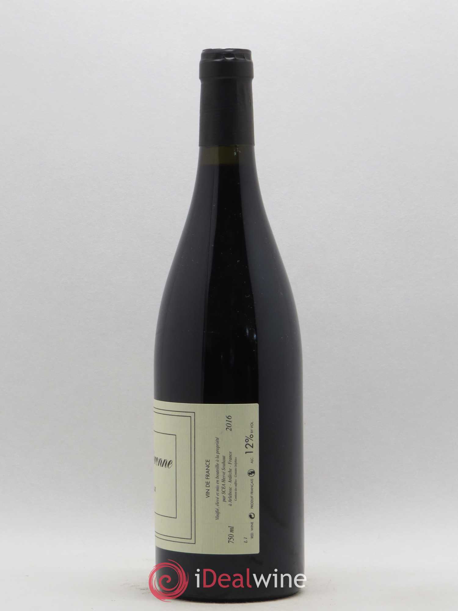 Vin de France La Souteronne Hervé Souhaut - Domaine Romaneaux-Destezet 2016 - Lot de 1 bouteille - 1