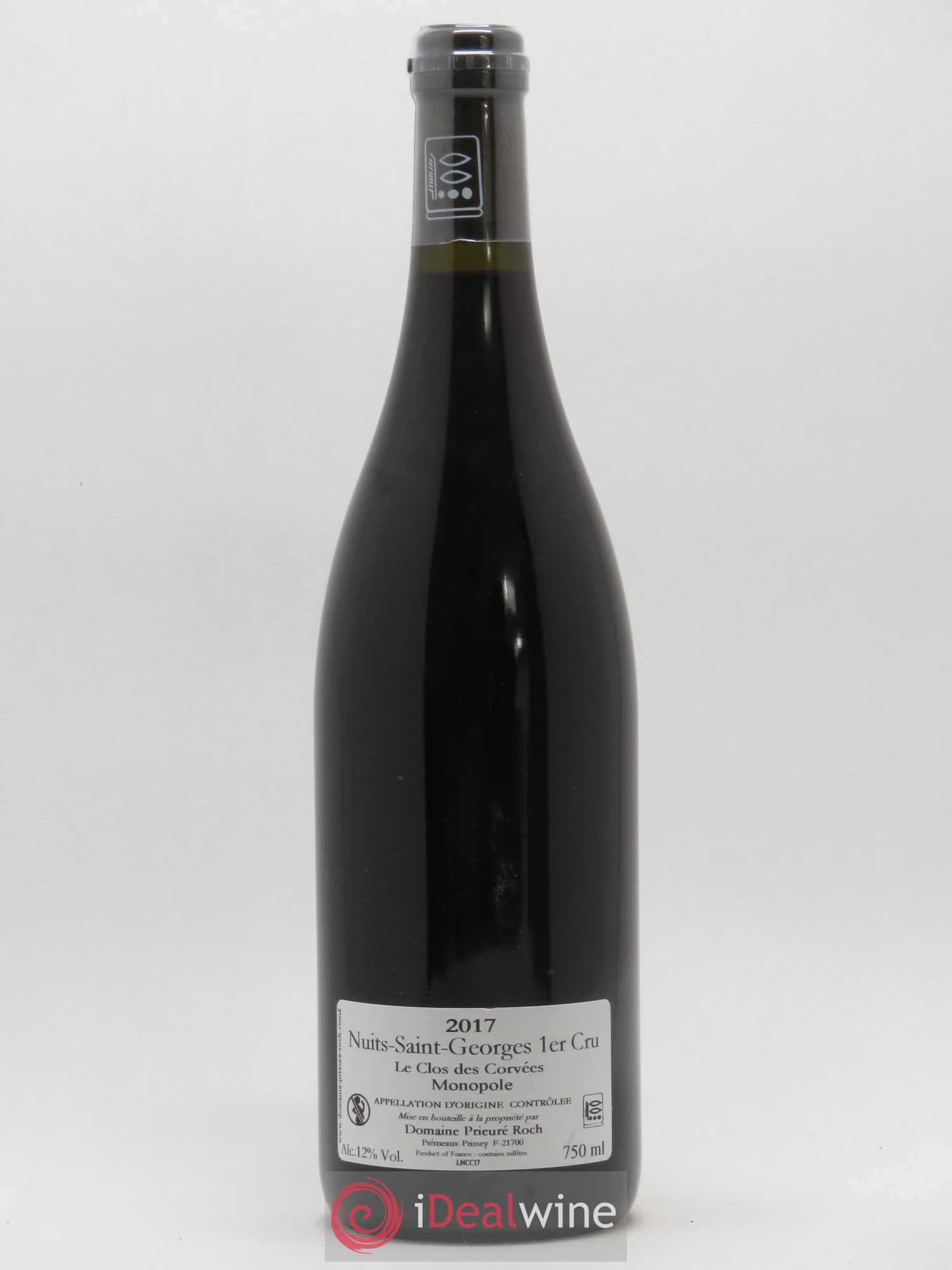 Nuits-Saint-Georges 1er Cru Le Clos des Corvées Prieuré Roch 2017 - Lot de 1 bouteille - 1