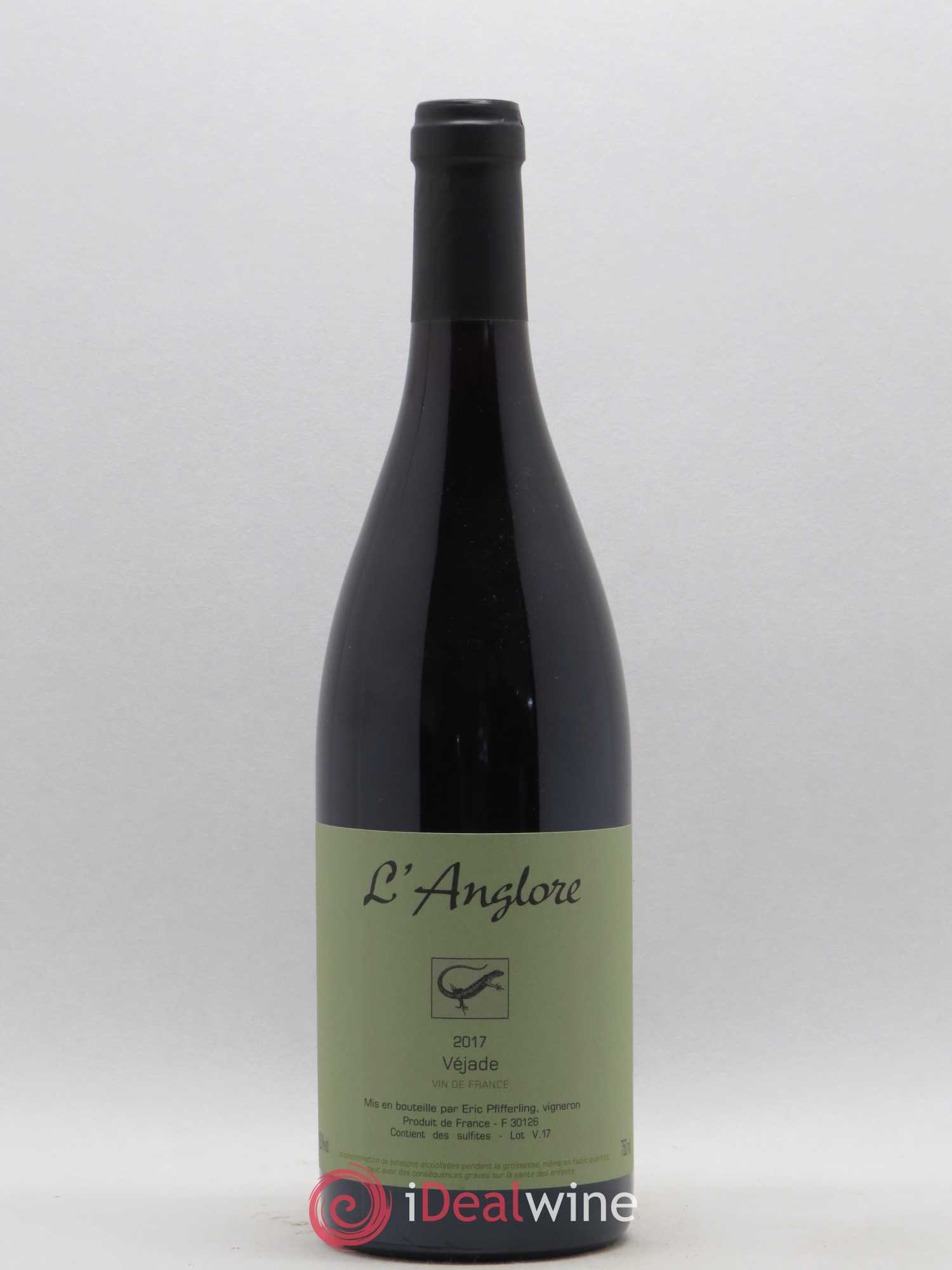 Vin de France Véjade L'Anglore 2017 - Lot de 1 bouteille - 0