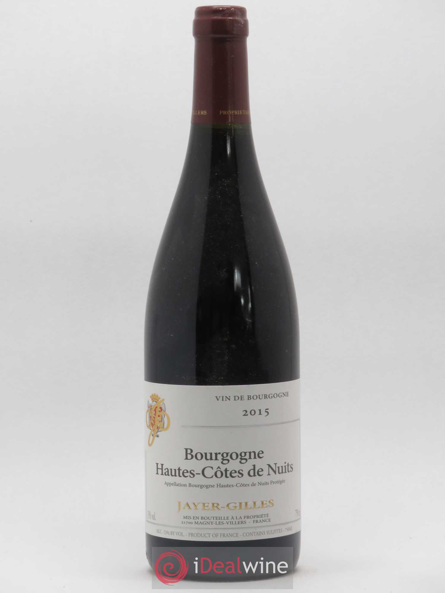 Hautes-Côtes de Nuits Hoffmann-Jayer (anciennement Jayer-Gilles) 2015 - Lot de 1 bouteille - 0