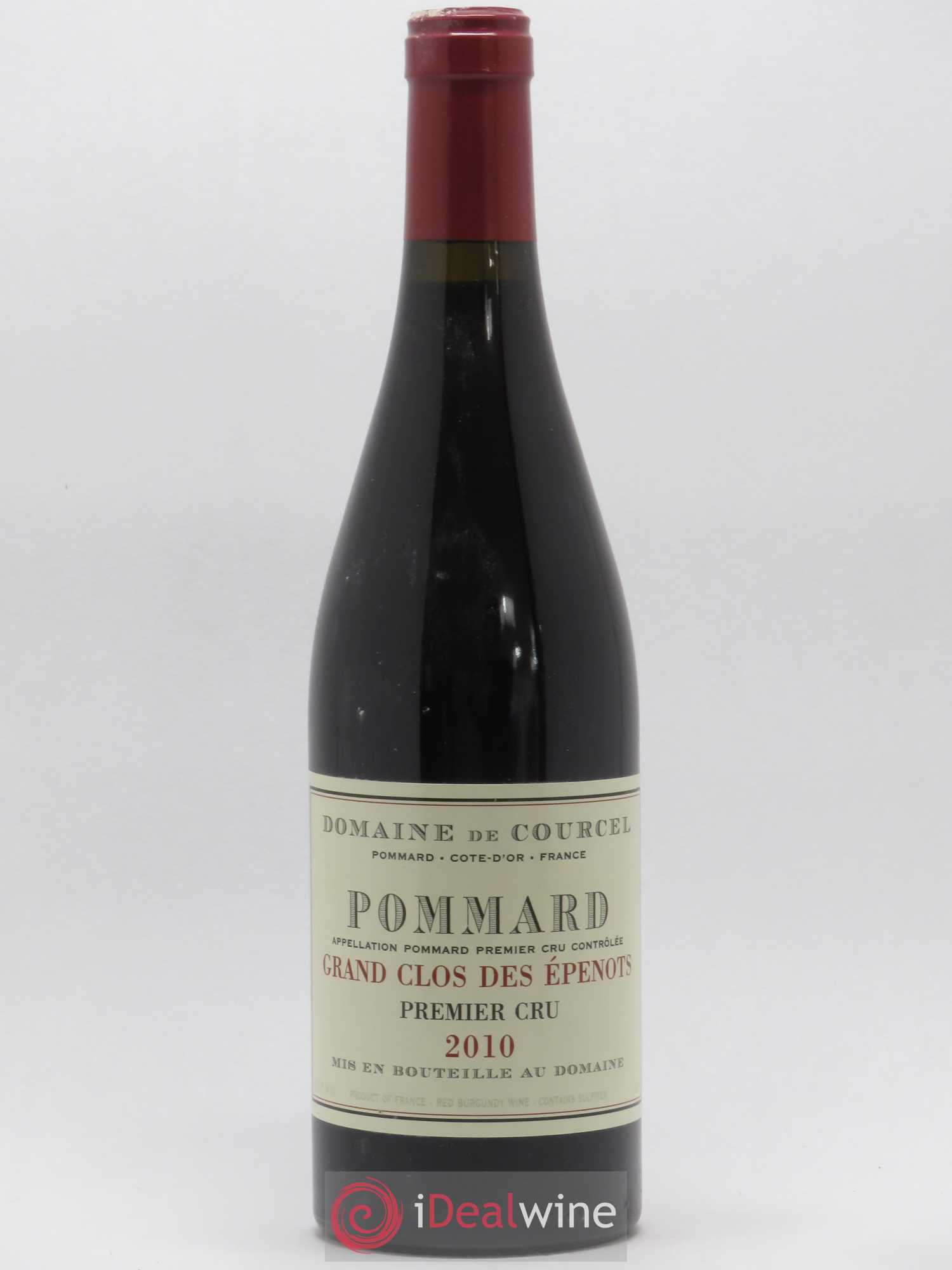 Pommard 1er Cru Grand Clos des Epenots de Courcel (Domaine) 2010 - Lot de 1 bouteille - 0