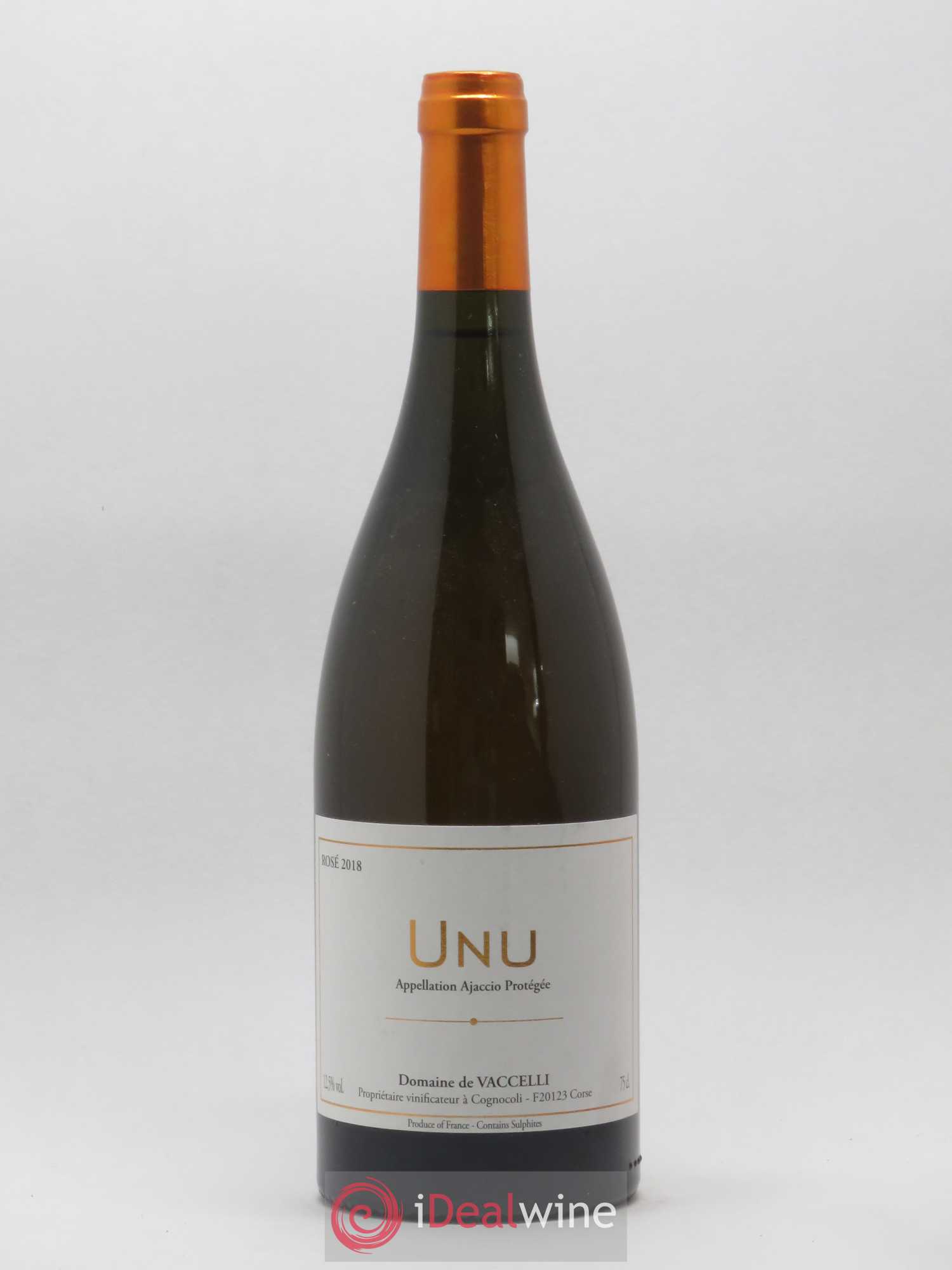 Ajaccio Unu Vaccelli 2018 - Lot de 1 bouteille - 0