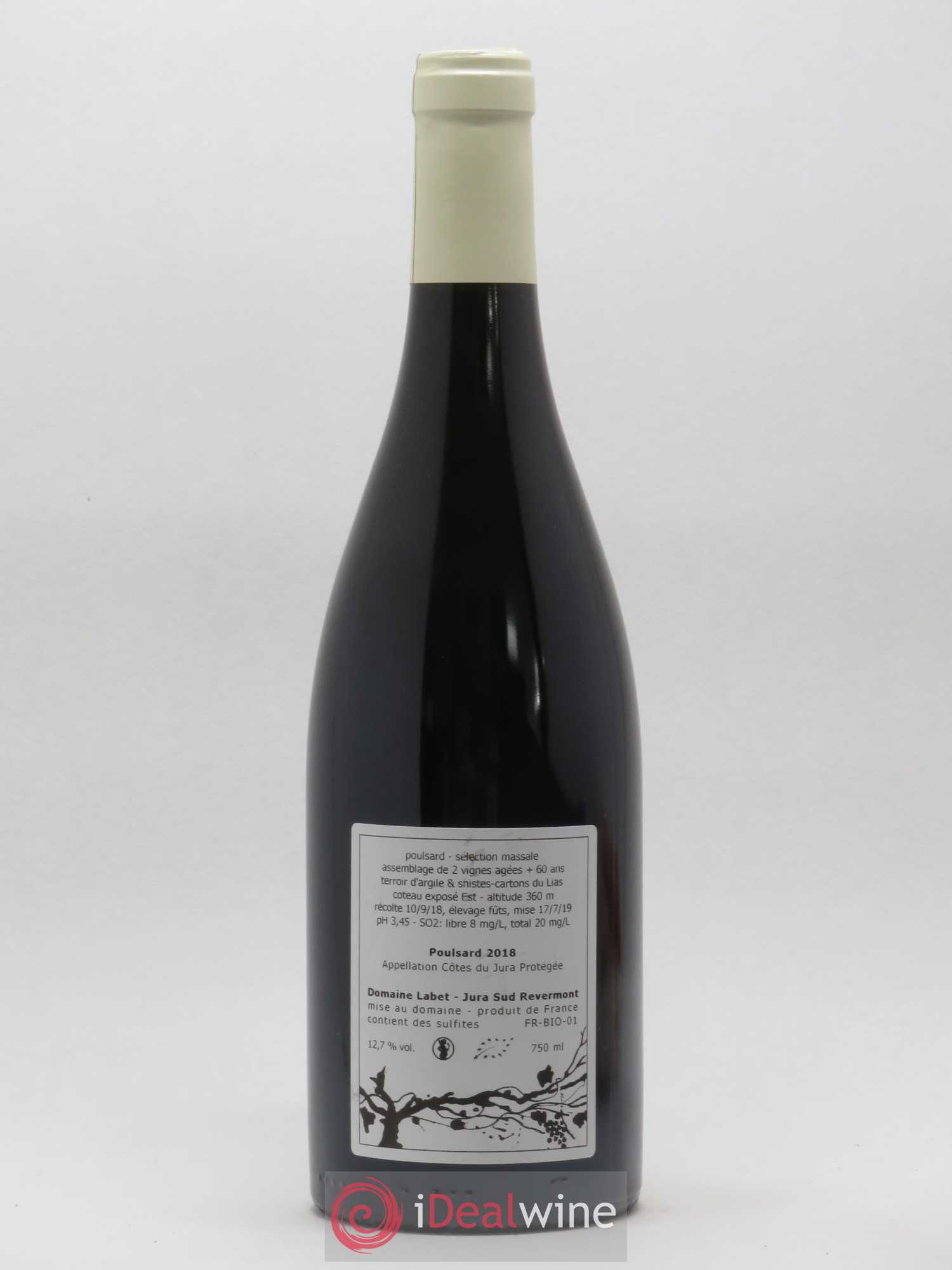 Côtes du Jura Poulsard Selection Massale Labet (Domaine) 2018 - Posten von 1 Flasche - 1