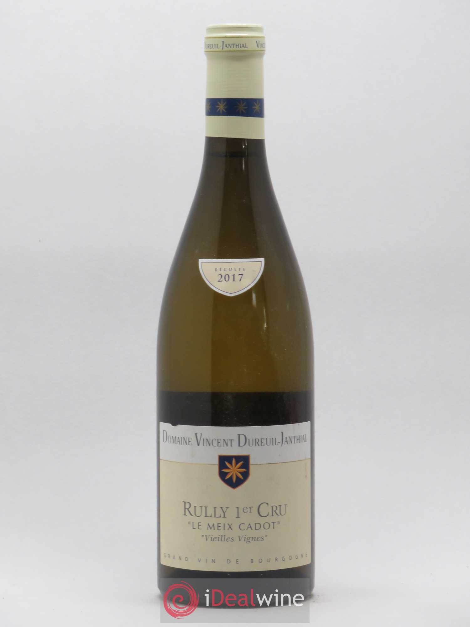 Rully 1er Cru Le Meix Cadot Vincent Dureuil-Janthial 2017 - Posten von 1 Flasche - 0