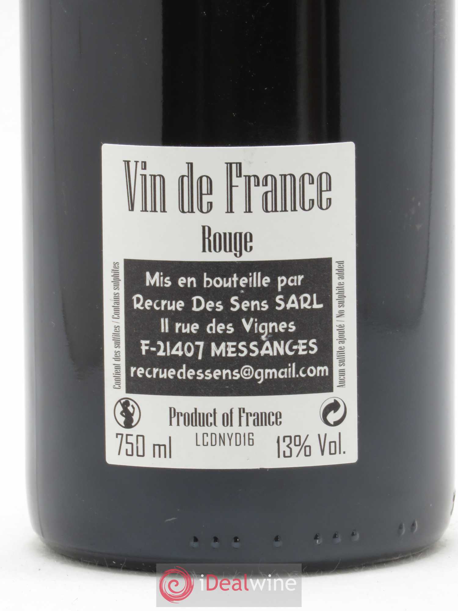 Vin de France CDN Yann Durieux 2016 - Posten von 1 Flasche - 2
