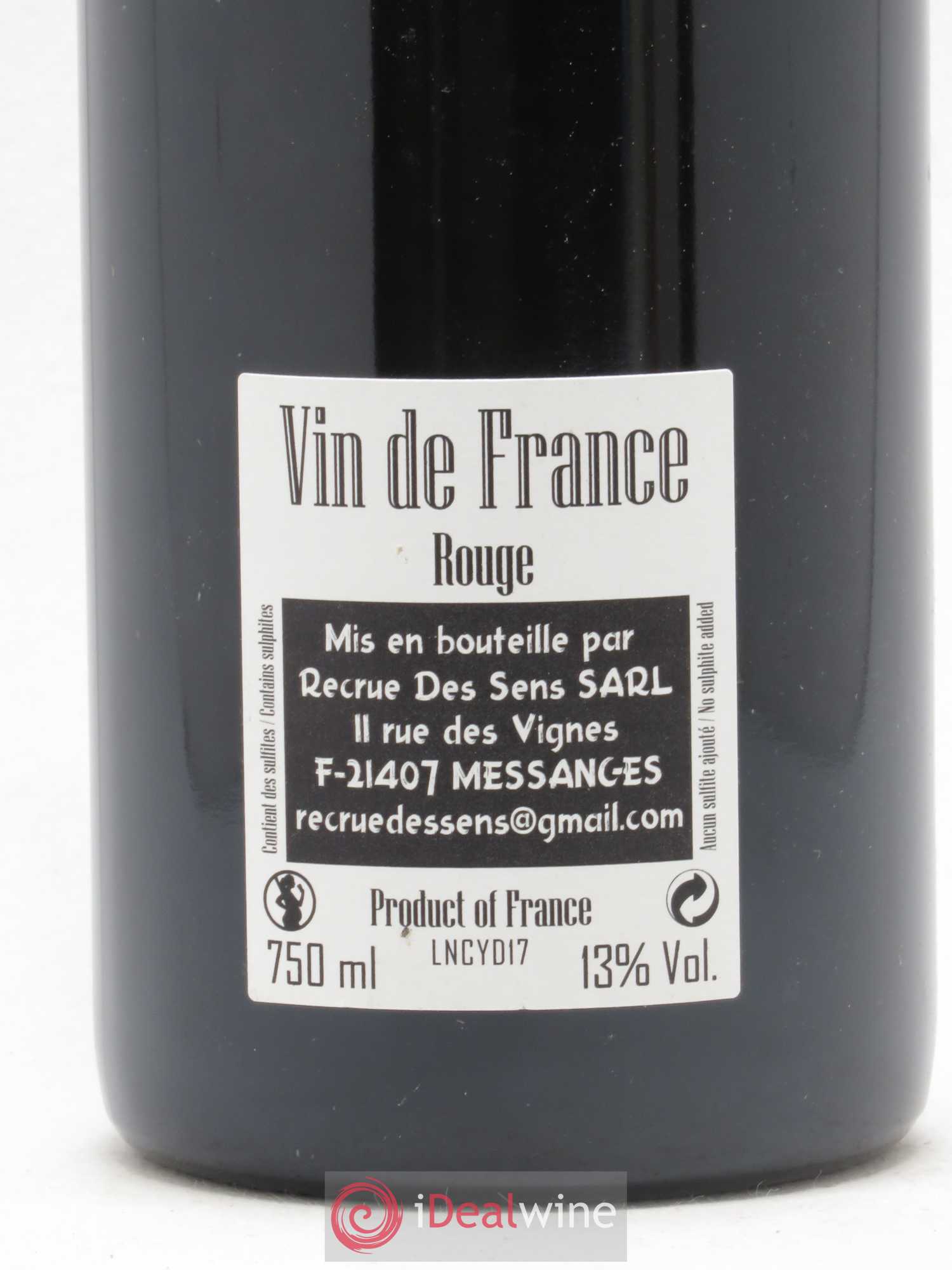 Vin de France Night Cost Yann Durieux 2017 - Posten von 1 Flasche - 2