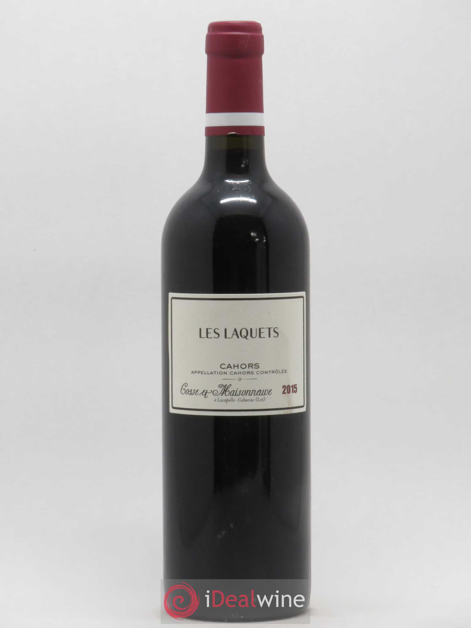 Cahors Les Laquets Cosse-Maisonneuve (Domaine) 2015 - Lot de 1 bouteille - 0