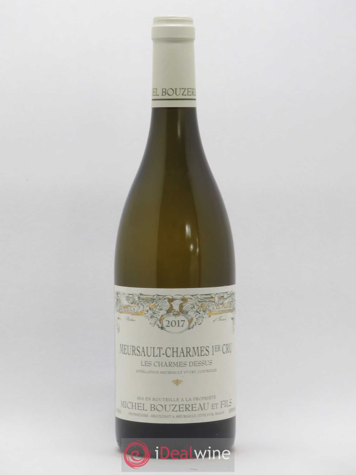 Meursault 1er Cru Charmes Les Charmes Dessus Michel Bouzereau et Fils (Domaine) 2017 - Lot de 1 bouteille - 0