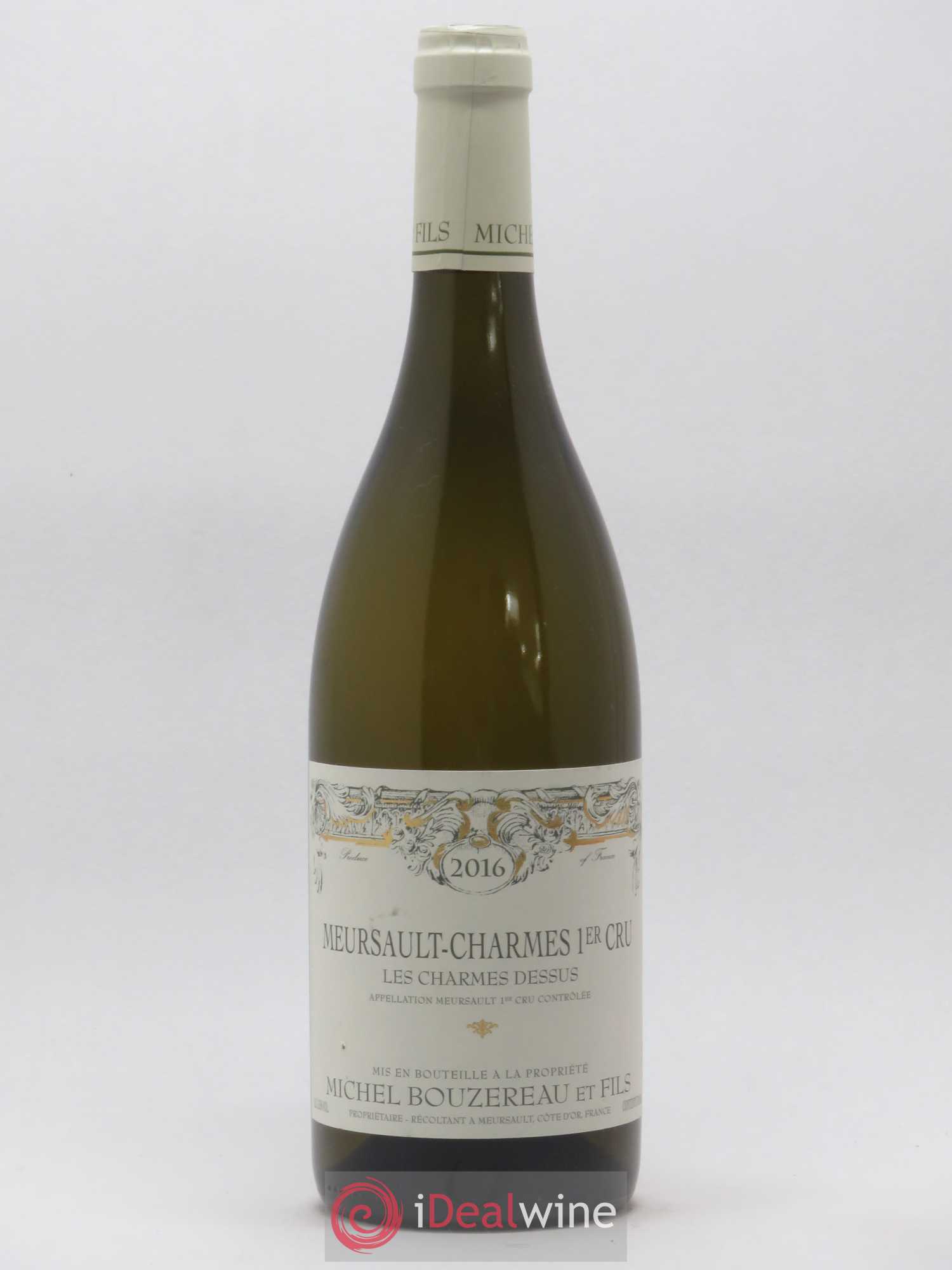 Meursault 1er Cru Charmes Les Charmes Dessus Michel Bouzereau et Fils (Domaine) 2016 - Lot de 1 bouteille - 0