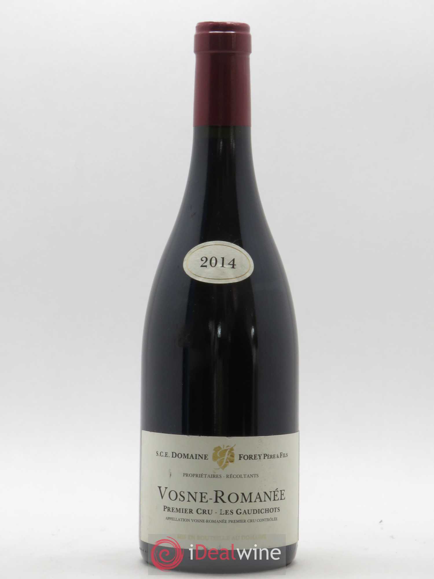 Vosne-Romanée 1er Cru Les Gaudichots Forey Père et Fils (Domaine) 2014 - Lot de 1 bouteille - 0