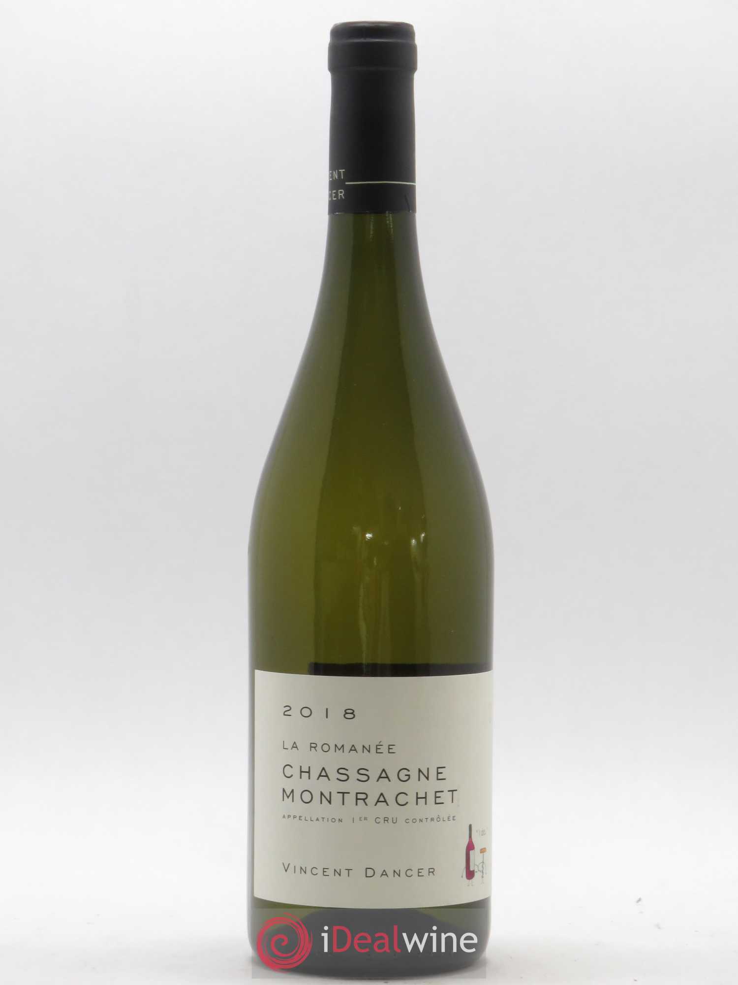 Chassagne-Montrachet 1er Cru La Romanée Vincent Dancer 2018 - Lot de 1 bouteille - 0