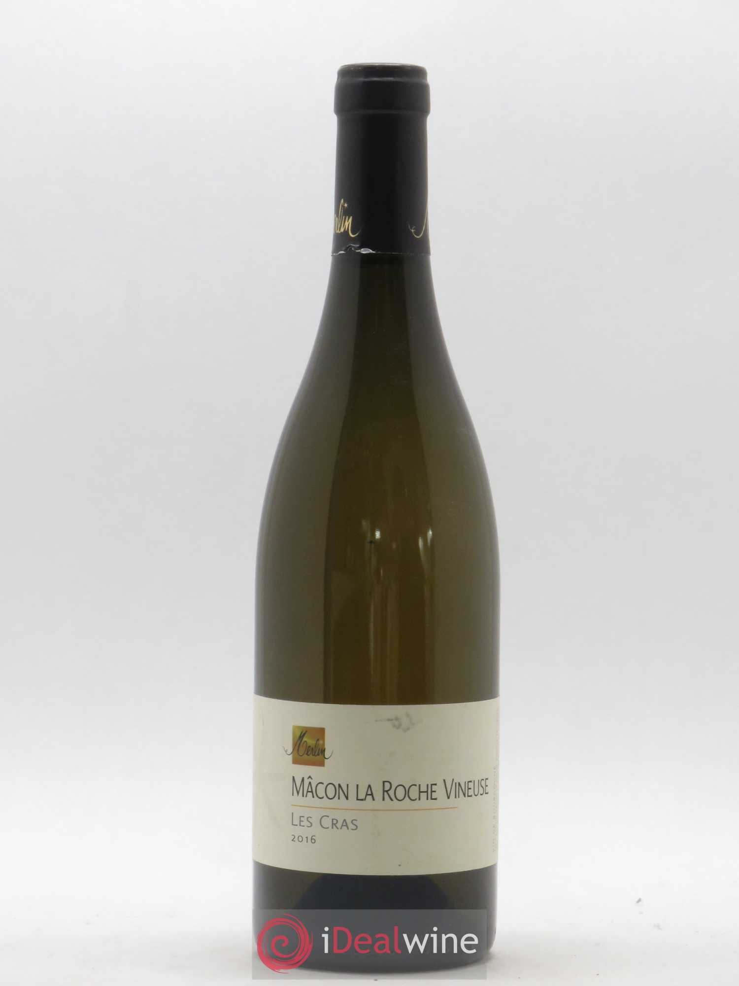 Mâcon La Roche Vineuse Olivier Merlin Les Cras 2016 - Lot de 1 bouteille - 0