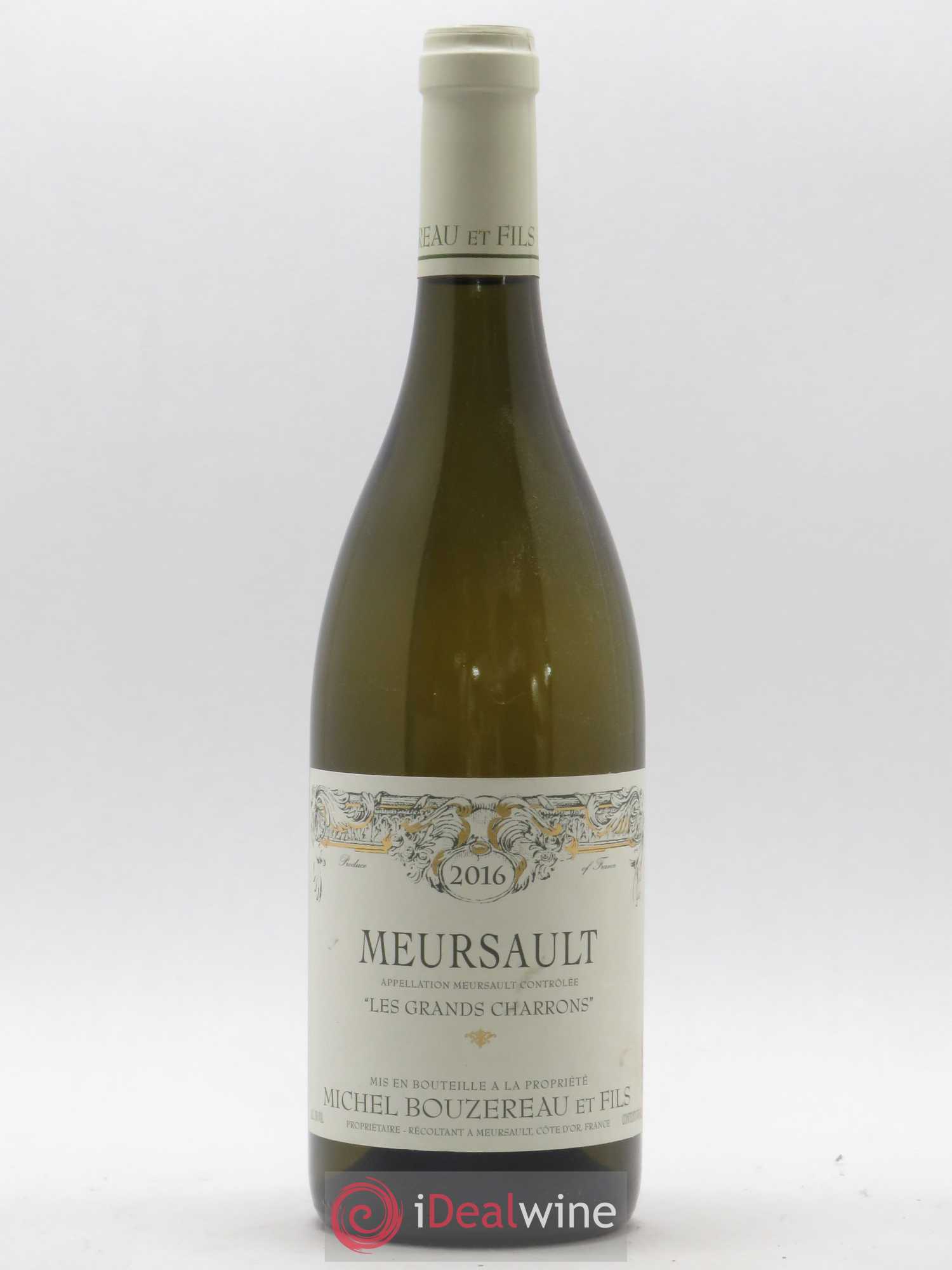 Meursault Les Grands Charrons Michel Bouzereau et Fils (Domaine) 2016 - Lot de 1 bouteille - 0
