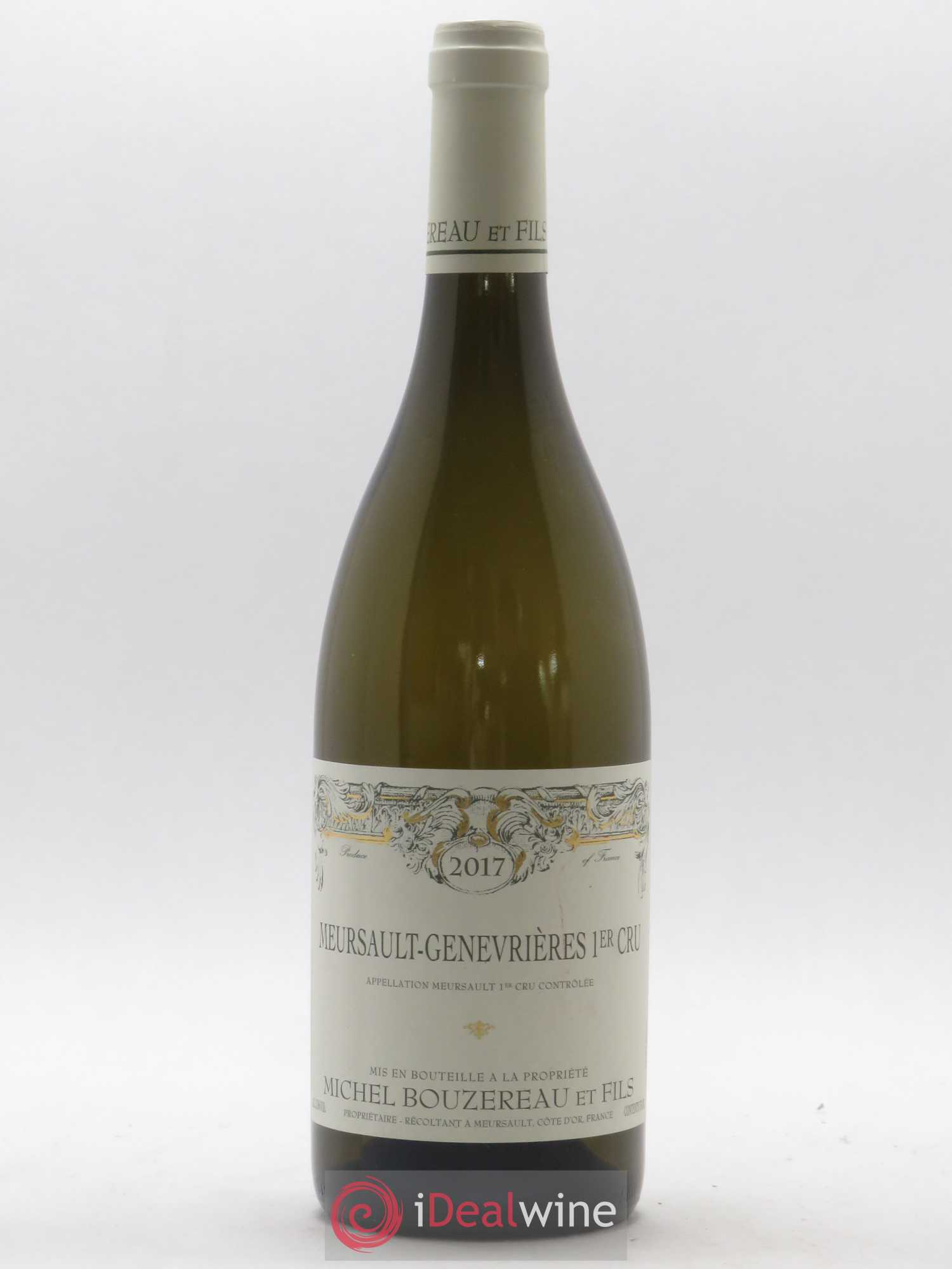 Meursault 1er Cru Les Genevrières Michel Bouzereau et Fils (Domaine) 2017 - Lot de 1 bouteille - 0
