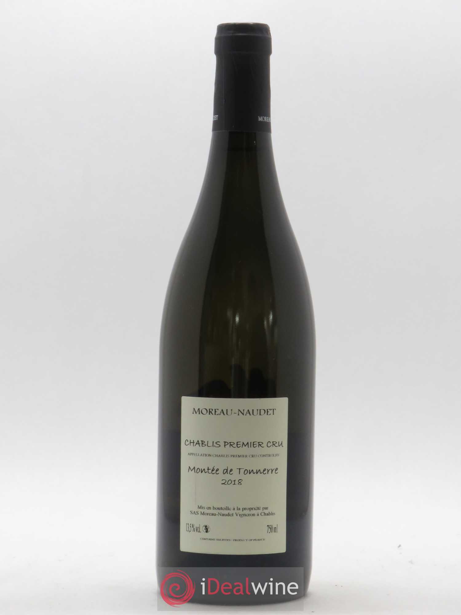 Chablis 1er Cru Montée de Tonnerre Moreau Naudet 2018 - Posten von 1 Flasche - 1