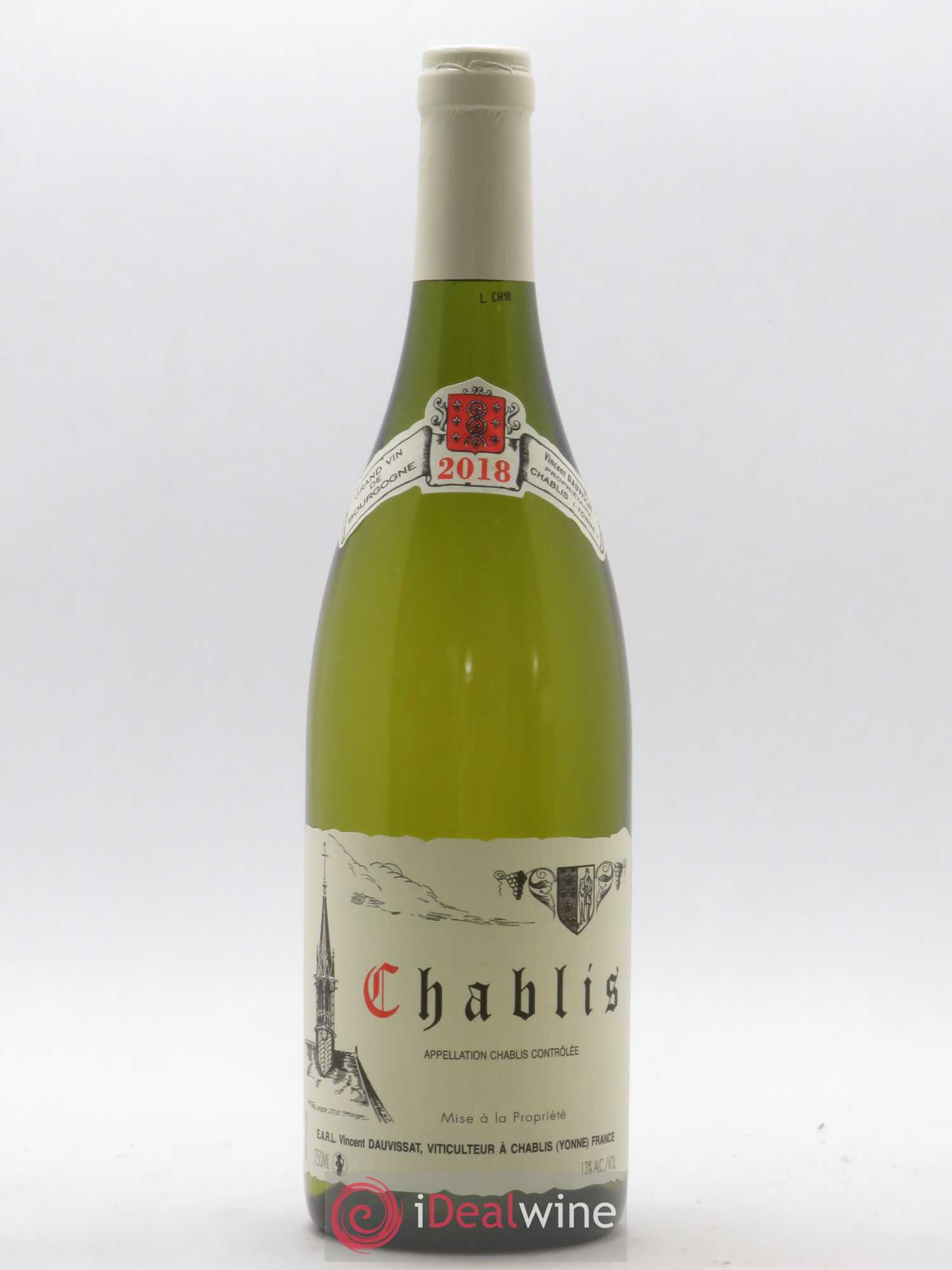 Chablis Vincent Dauvissat (Domaine) Village 2018 - Lot de 1 bouteille - 0